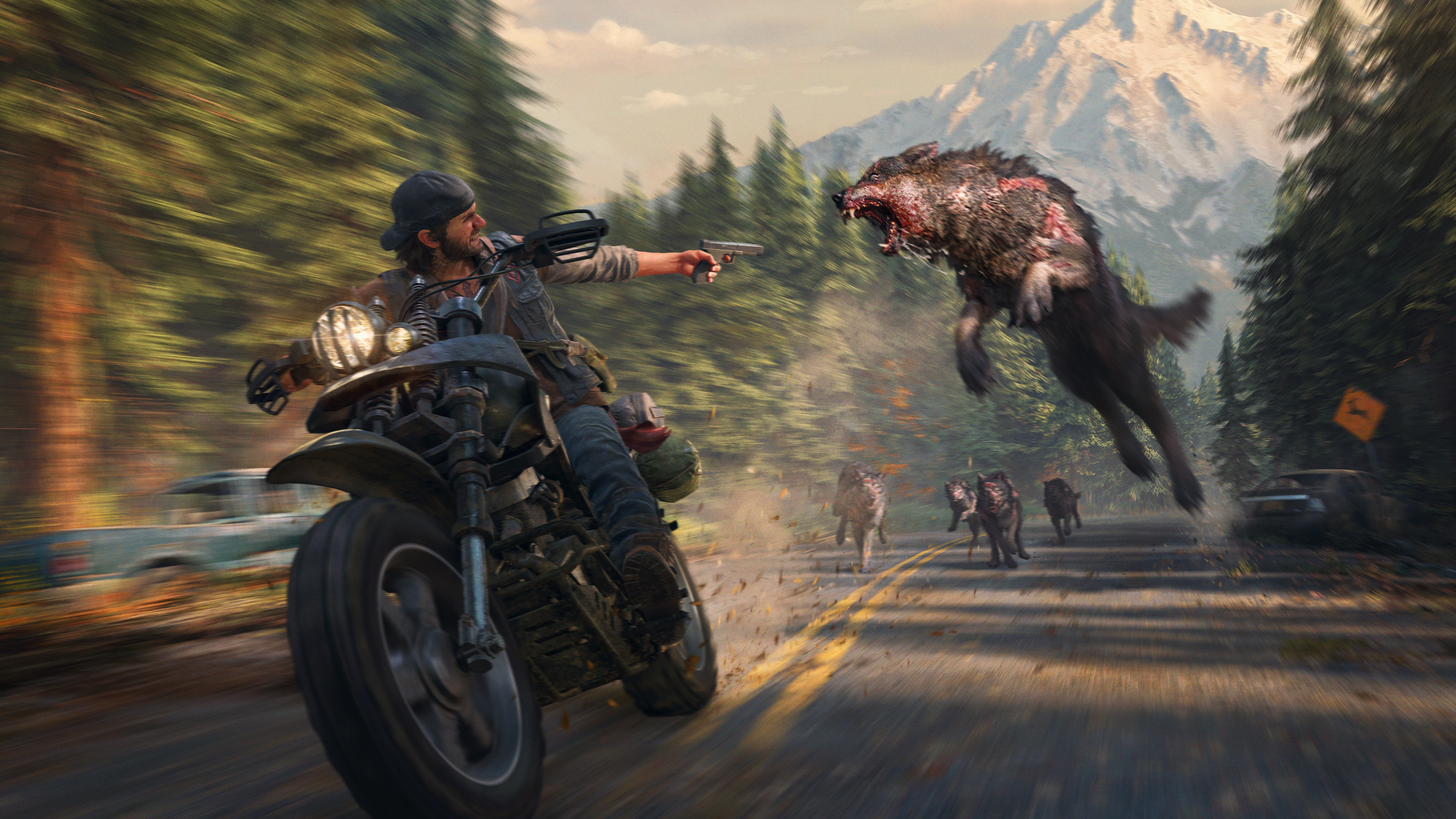 Deacon St. John, Days Gone Runner, Drifter bike, HD Desktop wallpaper