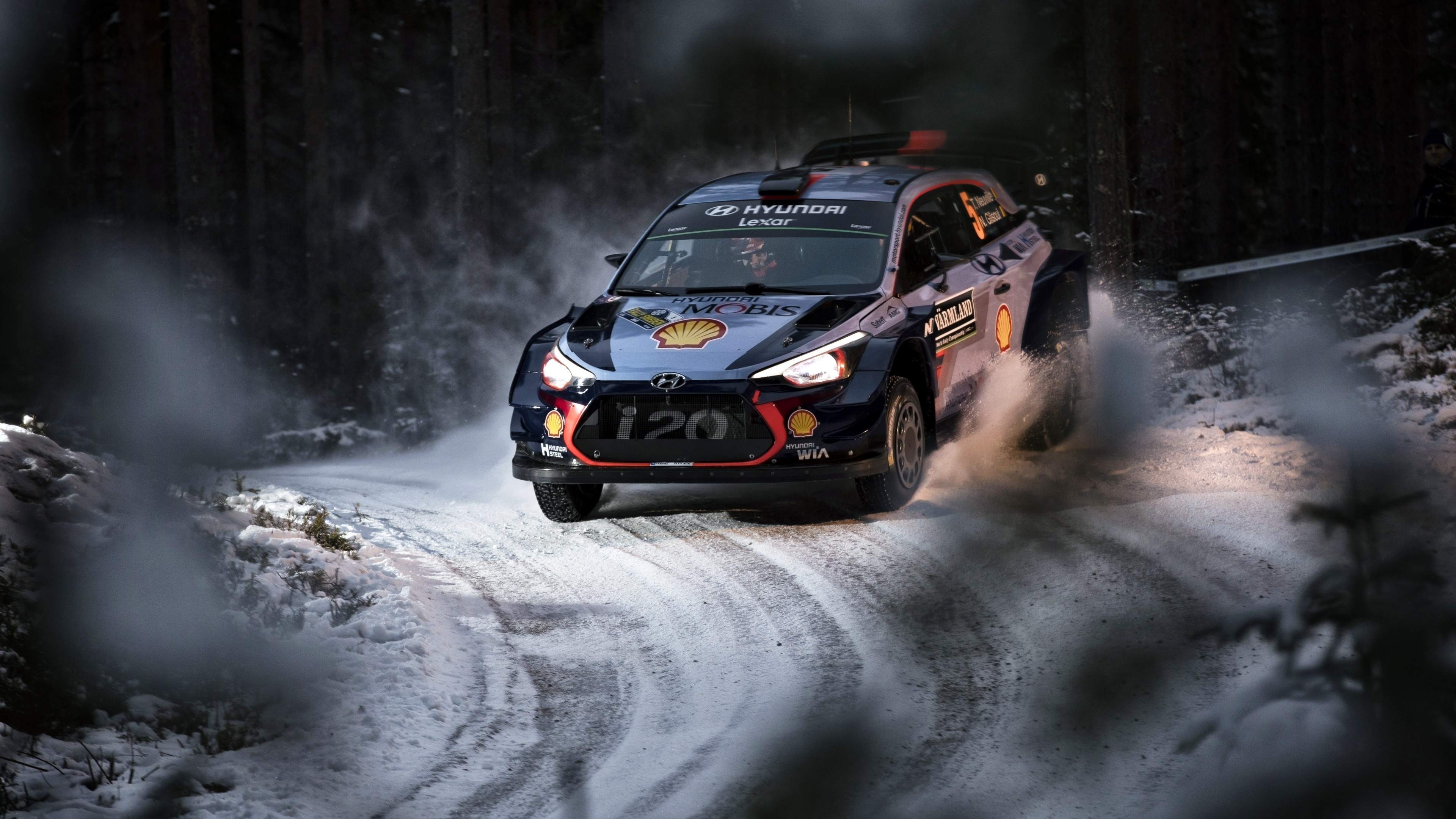 Winter rally wallpaper, Snowy racing wonderland, Sporty winter action, Icy rally adventure, 3840x2160 4K Desktop