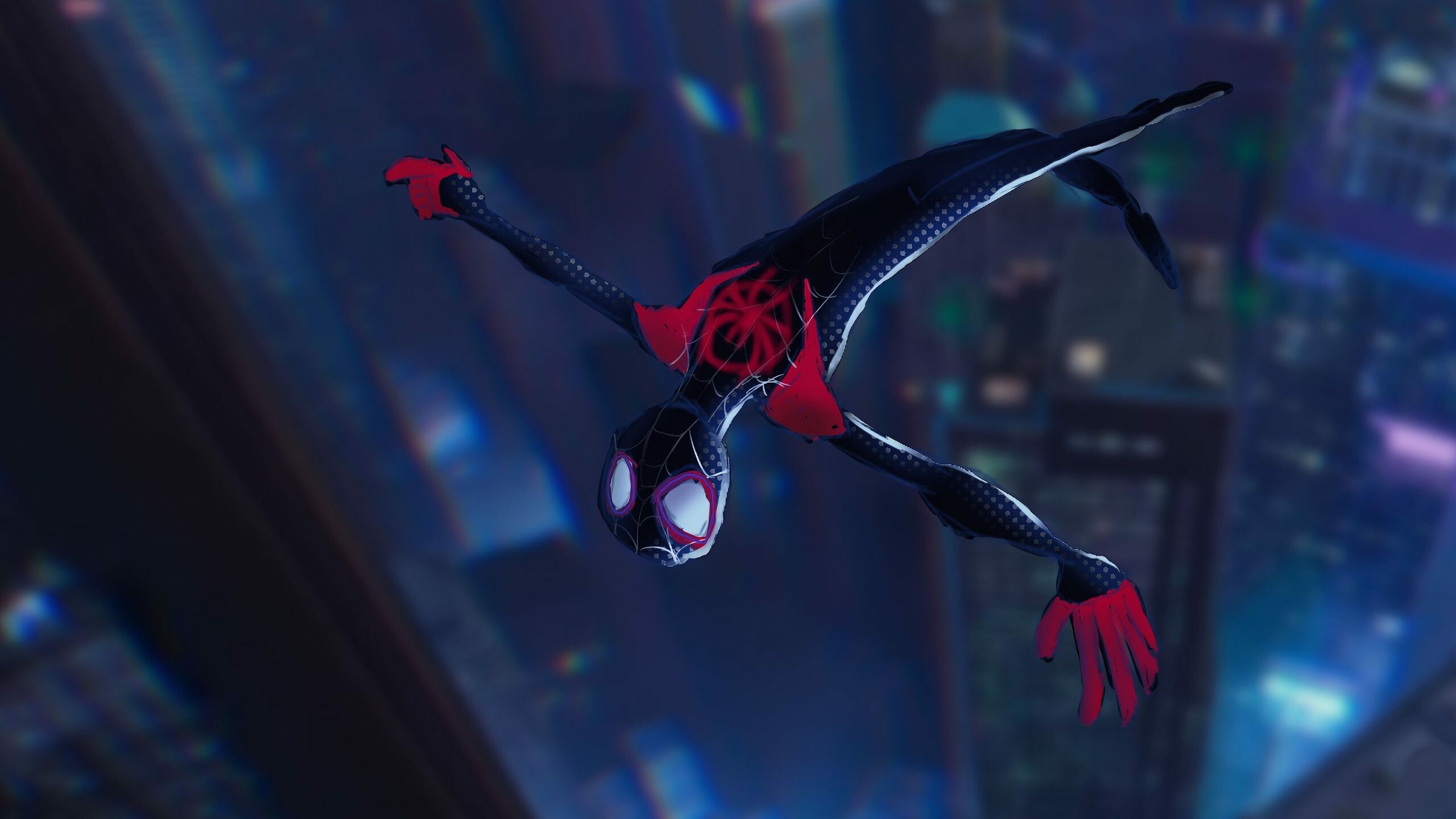 Spider-Man: Into the Spider-Verse, Animated superhero adventure, Into the Spider-Verse wallpaper, Airwallpaper, 2560x1440 HD Desktop