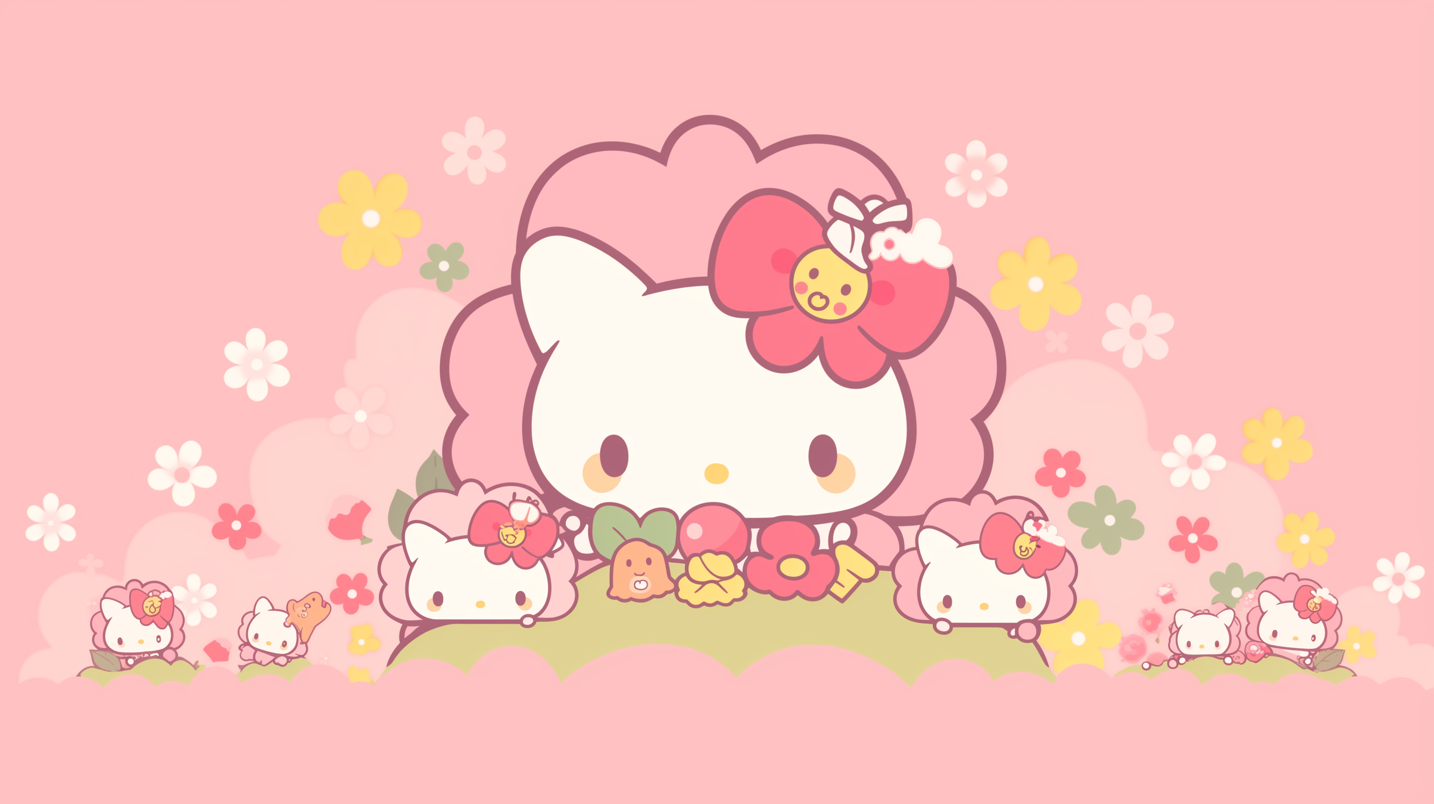 Hello Kitty, Cute Computer Wallpaper, 2920x1640 HD Desktop