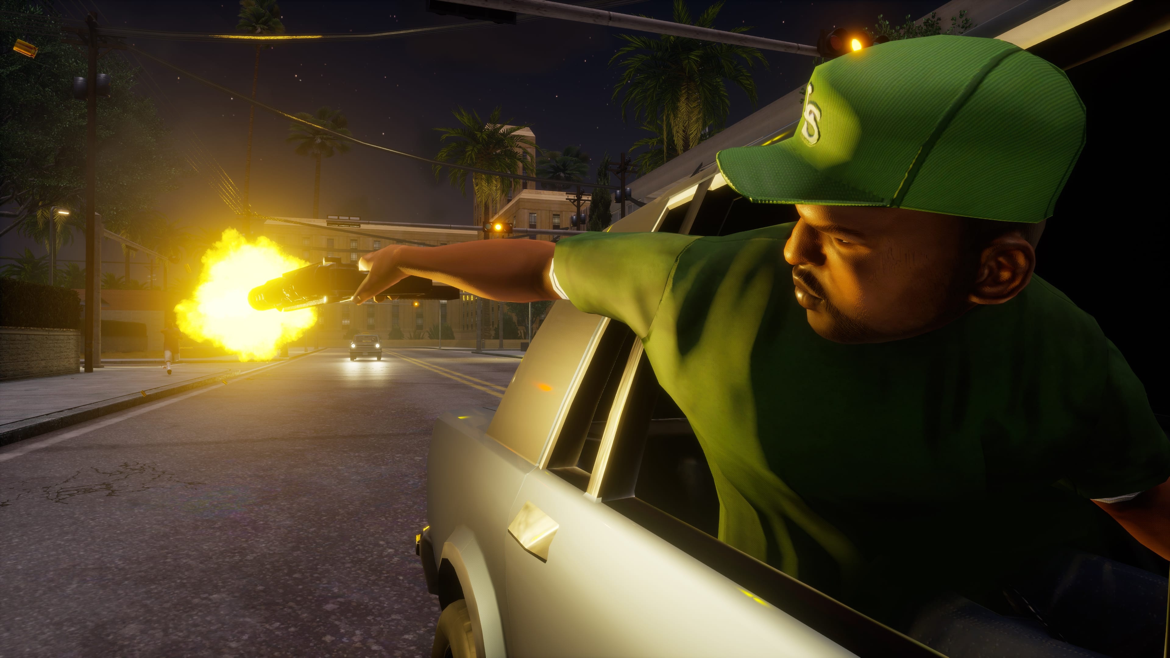 GTA: San Andreas, HD gaming, San Andreas streets, Game's characters, 3840x2160 4K Desktop