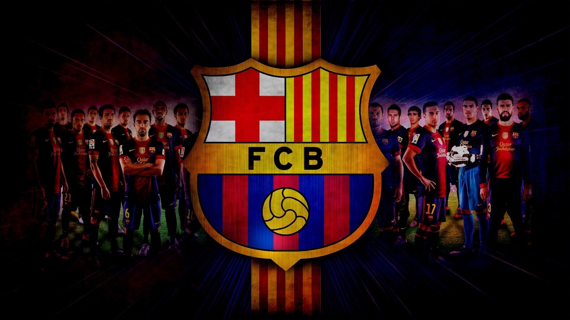 Team, Logo Barcelona Wallpaper, 1920x1080 Full HD Desktop