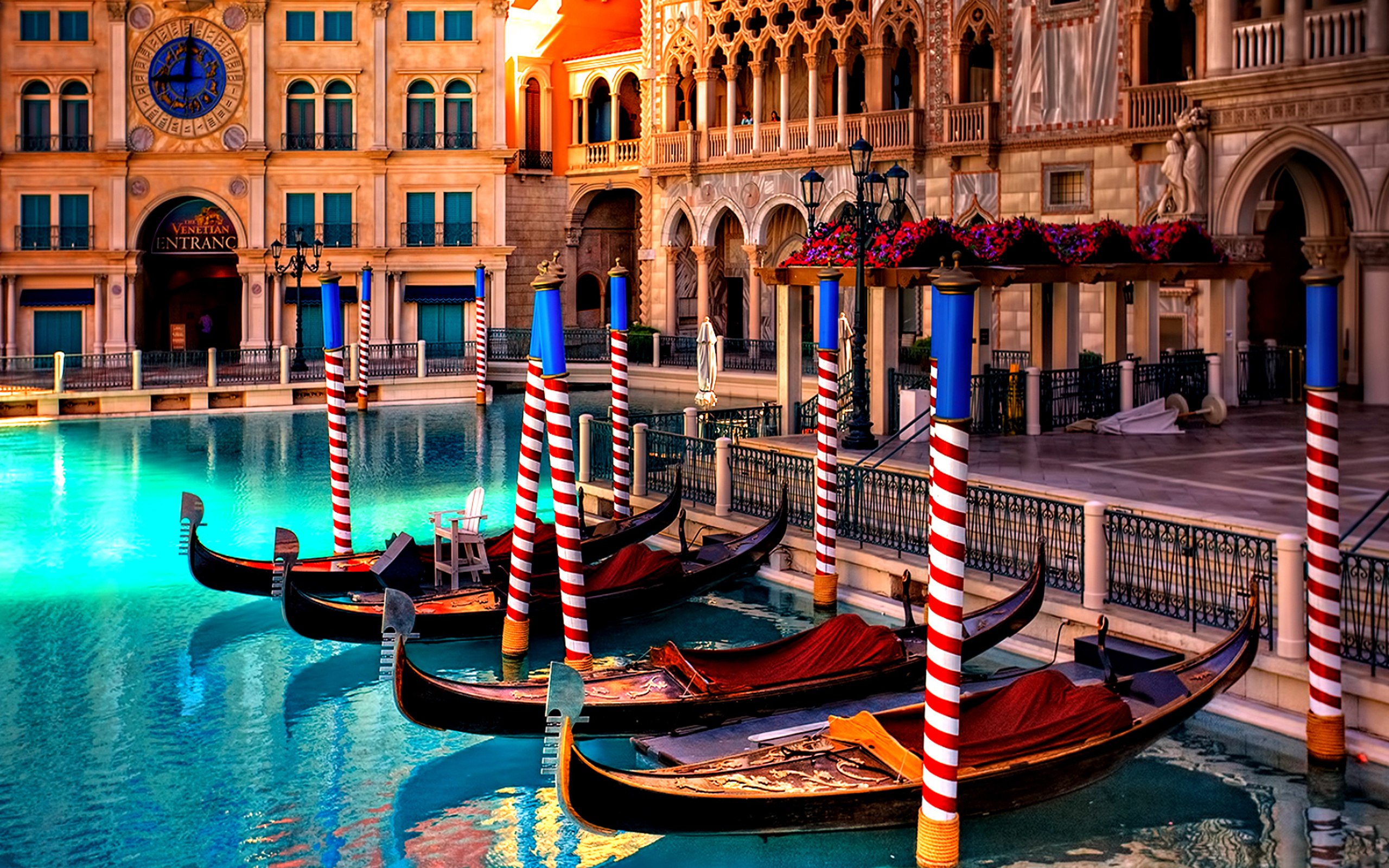 Gondolas in Venice, HD wallpaper, Stunning background, Italian beauty, 2560x1600 HD Desktop