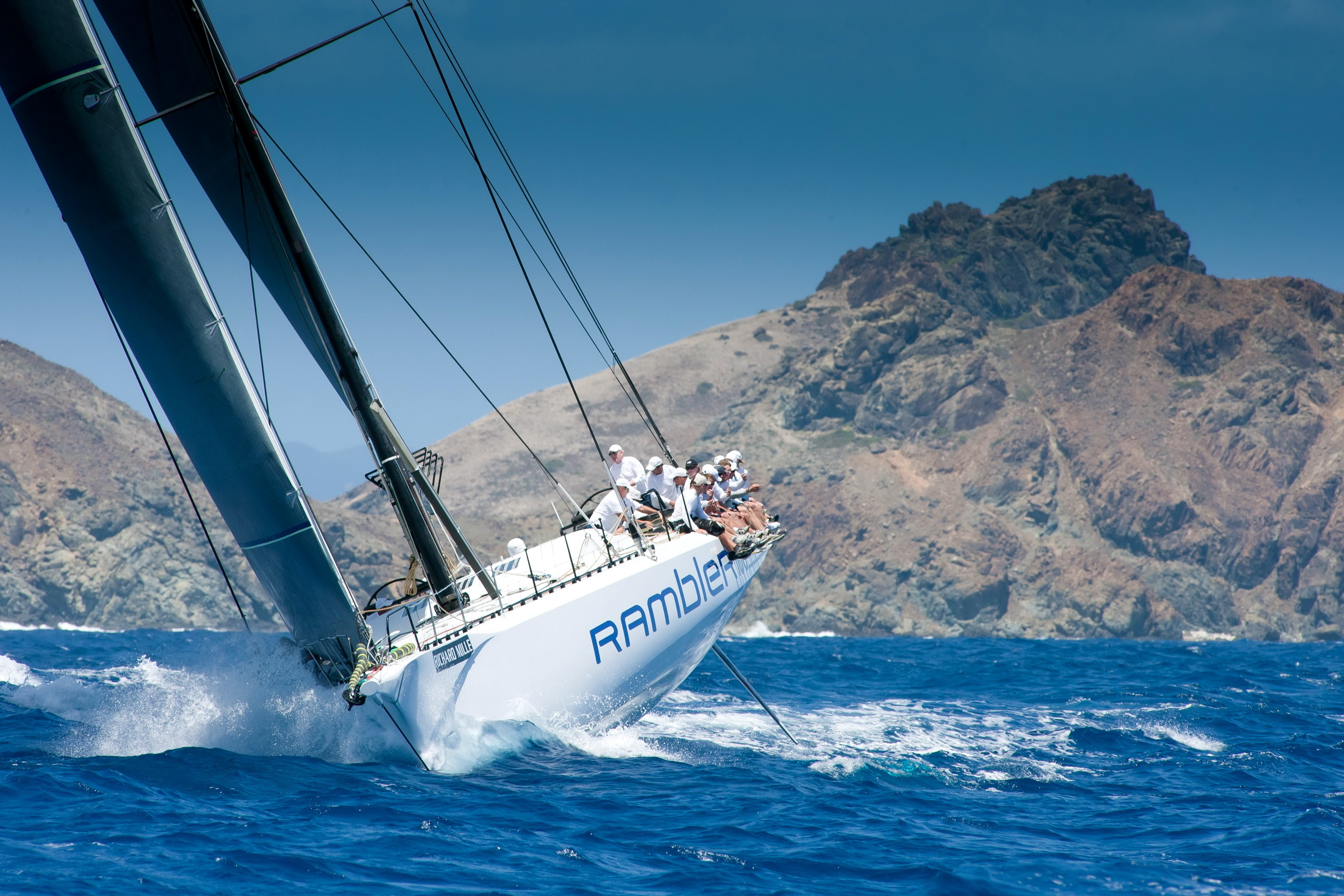 Rambler 100, Yacht Racing Wallpaper, 2600x1730 HD Desktop