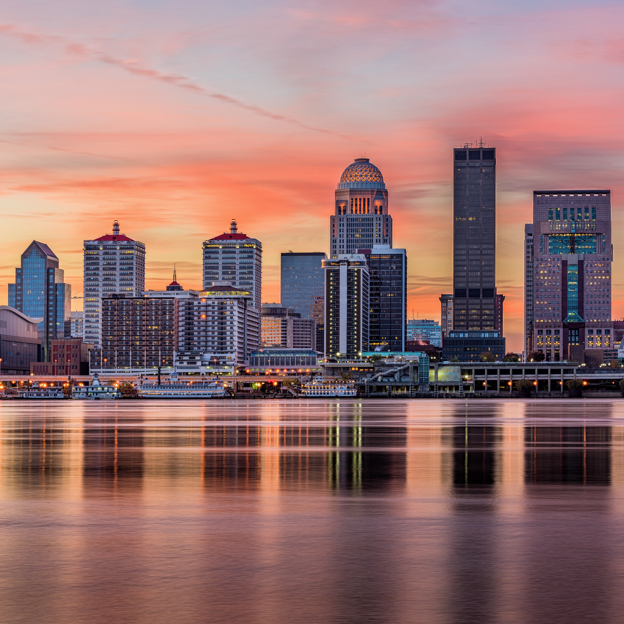 Louisville skyline, Black heritage, Immersive experiences, Travel, 2050x2050 HD Phone