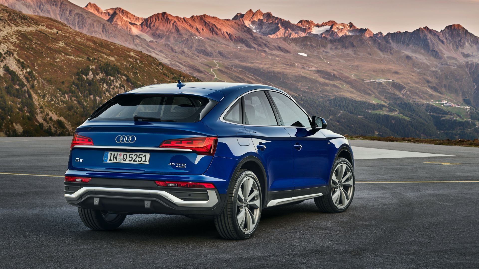 Audi Q5 Auto 2021, Audi Q5 Sportback, Carscoops, 1920x1080 Full HD Desktop