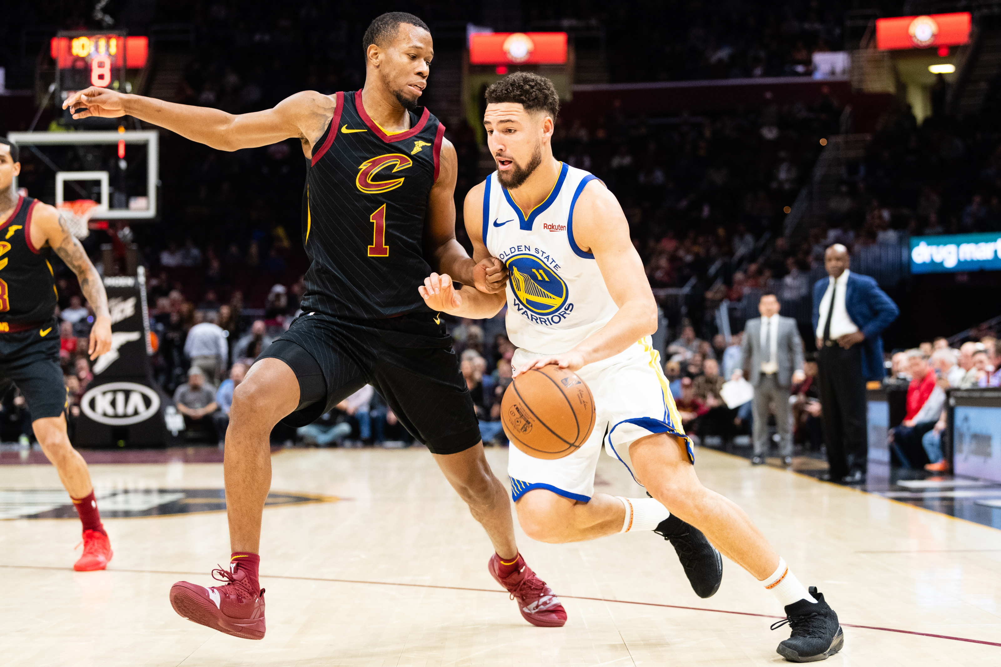 Warriors vs Cavaliers, Klay Thompson Wallpaper, 3200x2140 HD Desktop