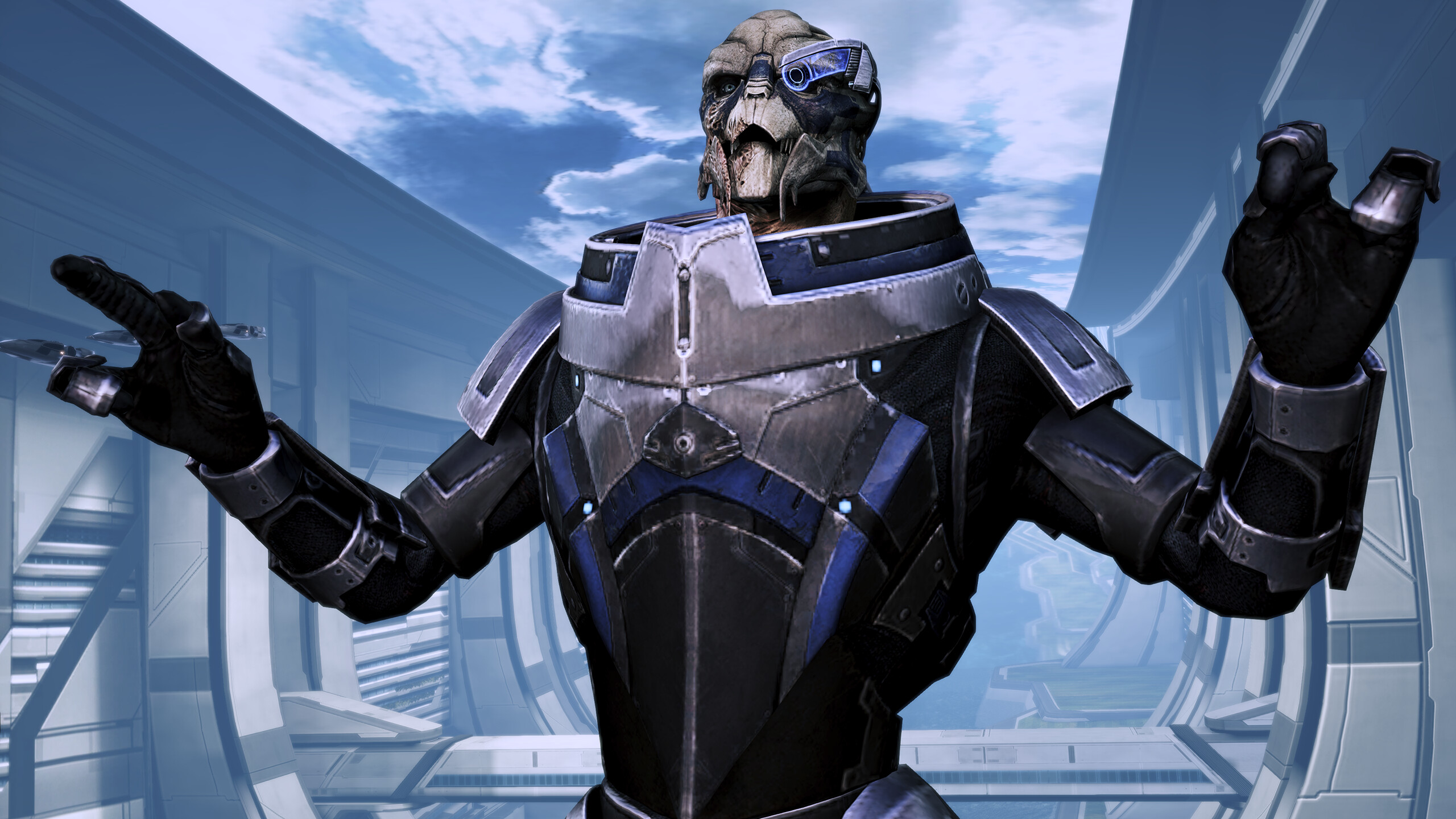 Garrus Vakarian, Mass Effect trilogy, Alien companions, Ars Technica guide, 2560x1440 HD Desktop