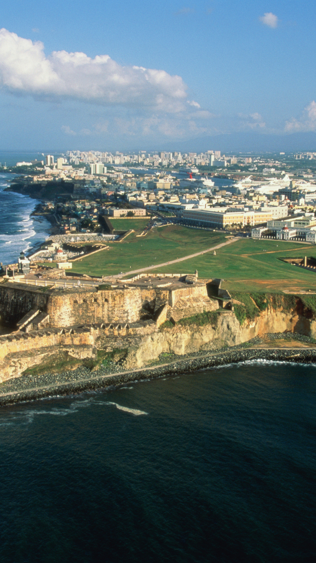 Free download, Puerto Rico, Flag wallpaper, 3D, 1080x1920 Full HD Phone