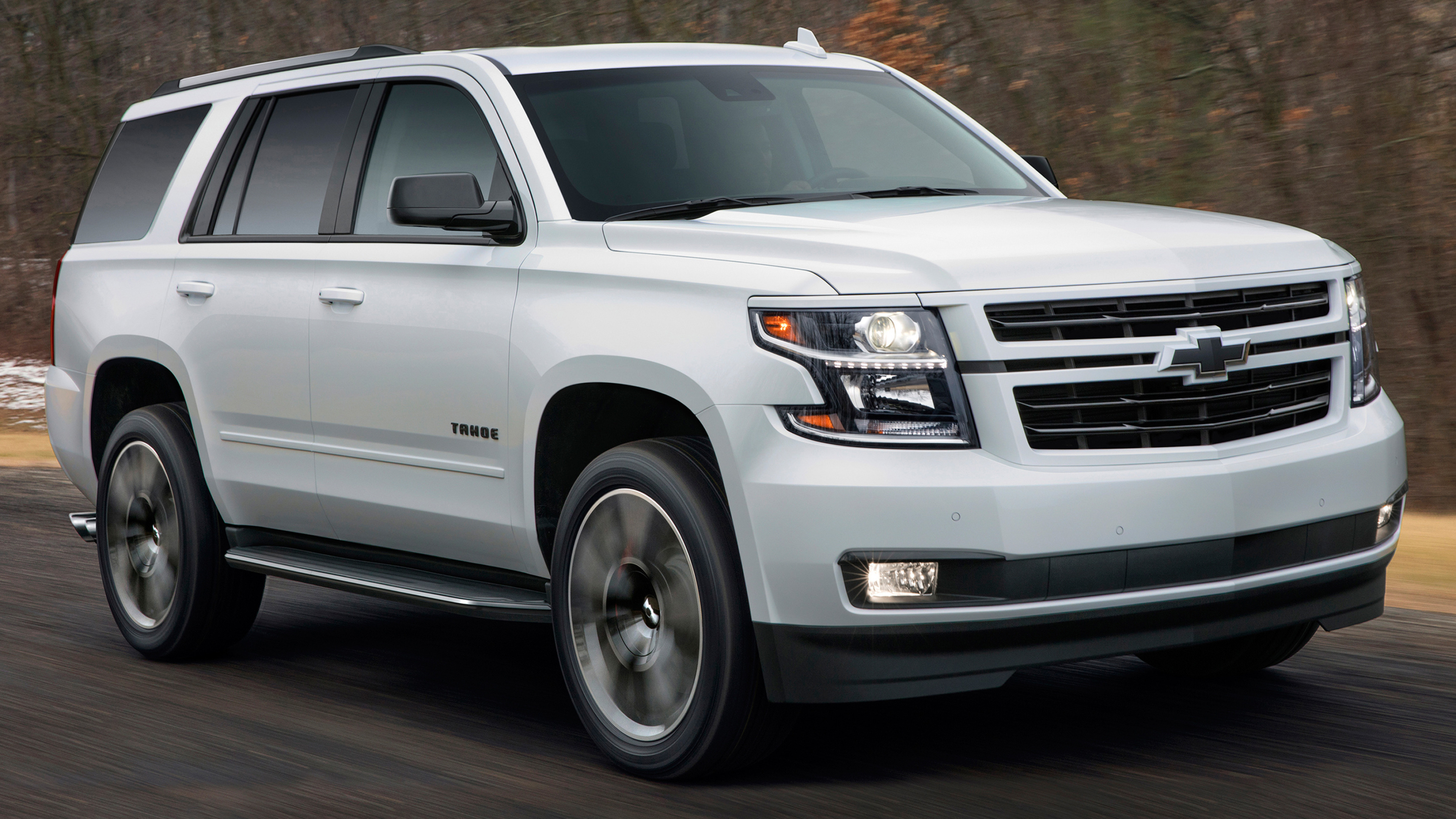 Chevrolet Tahoe, RST edition, Striking desktop wallpaper, American muscle, 3840x2160 4K Desktop