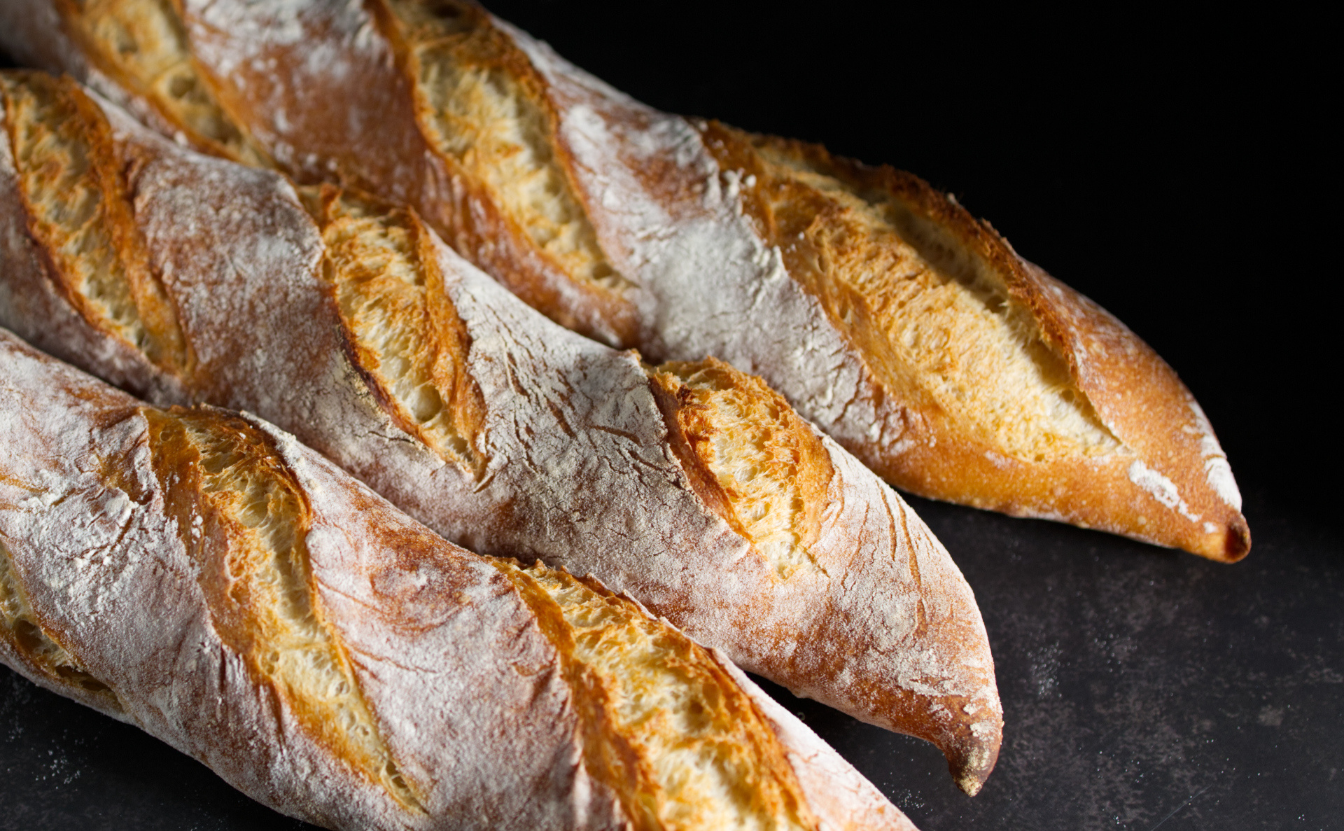 Simple baguettes, Effortless baking, Crispy exterior, Soft inside, 1920x1190 HD Desktop