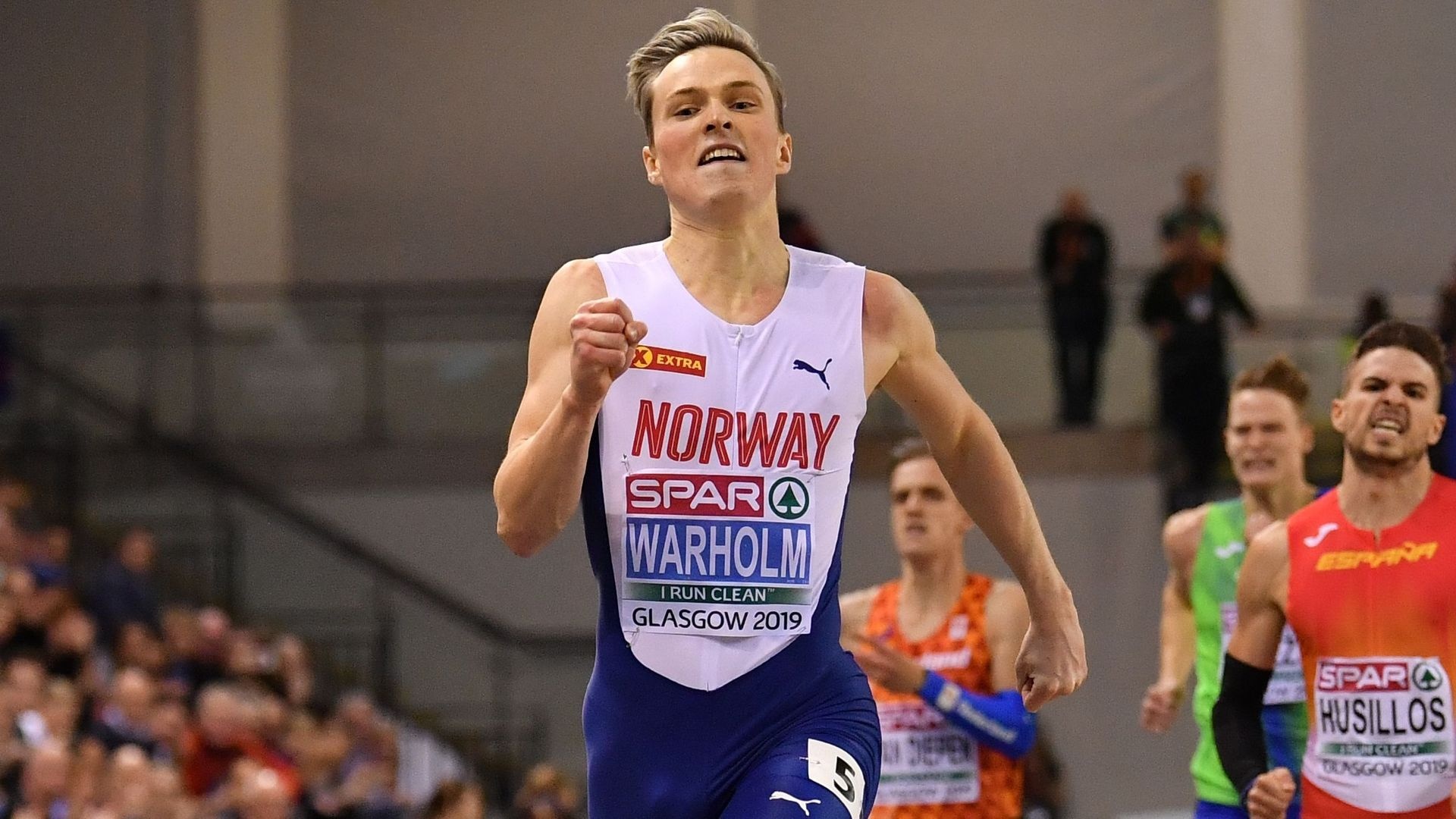 Karsten Warholm, European record, 400m, 1920x1080 Full HD Desktop