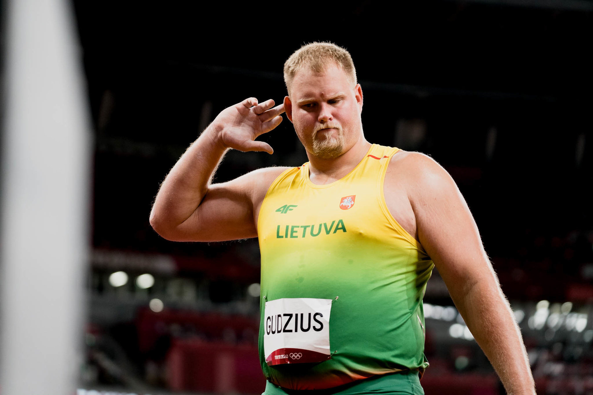 Andrius Gudzius, Diamond League stage, Outperforming three rivals, Sports achievement, 1920x1280 HD Desktop