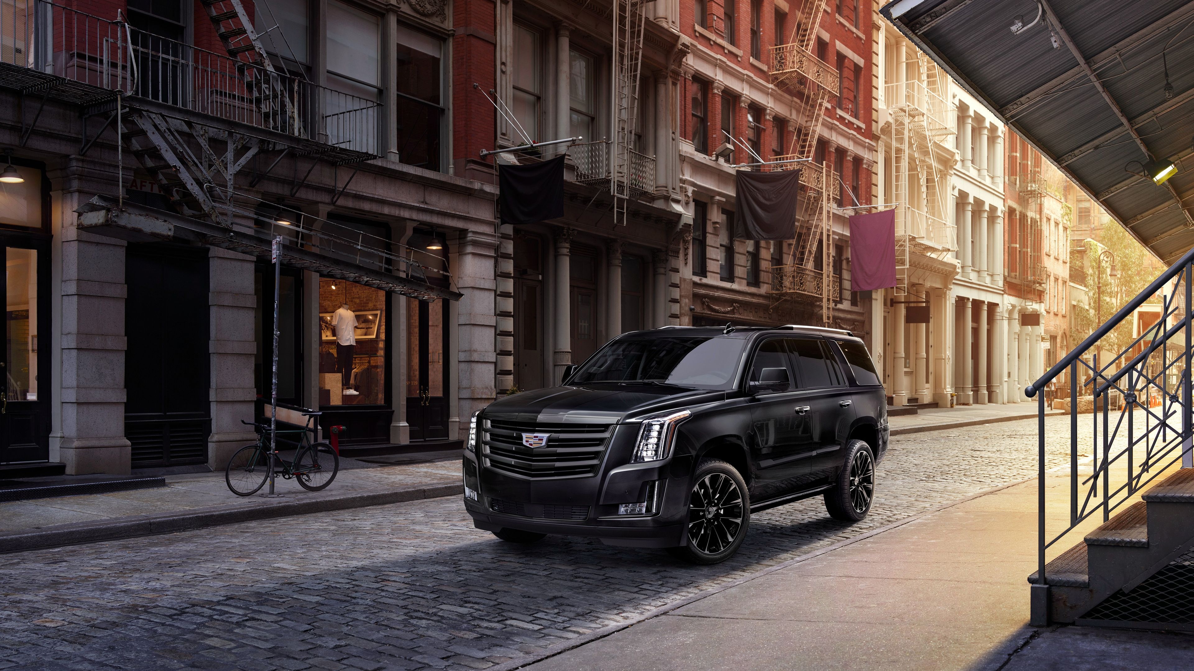 Cadillac Escalade, Top free backgrounds, Luxury SUV, 3840x2160 4K Desktop