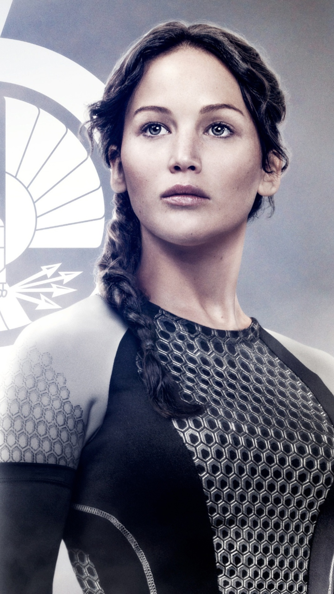 Jennifer Lawrence, The Hunger Games: Catching Fire wallpaper, Striking iPhone wallpapers, Iconic movie moment, 1080x1920 Full HD Phone