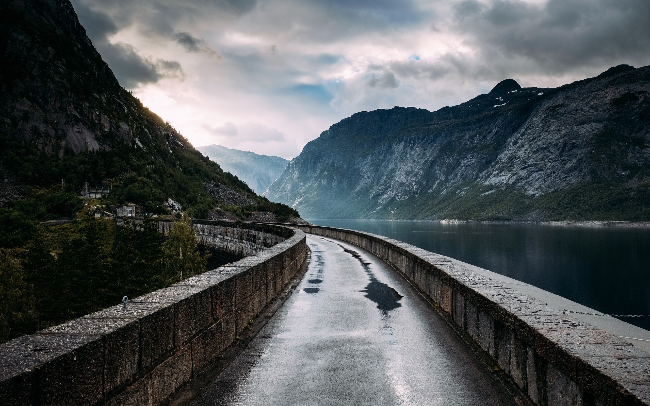 Ringedals Dam, Norwegian Fjords Wallpaper, 2560x1600 HD Desktop