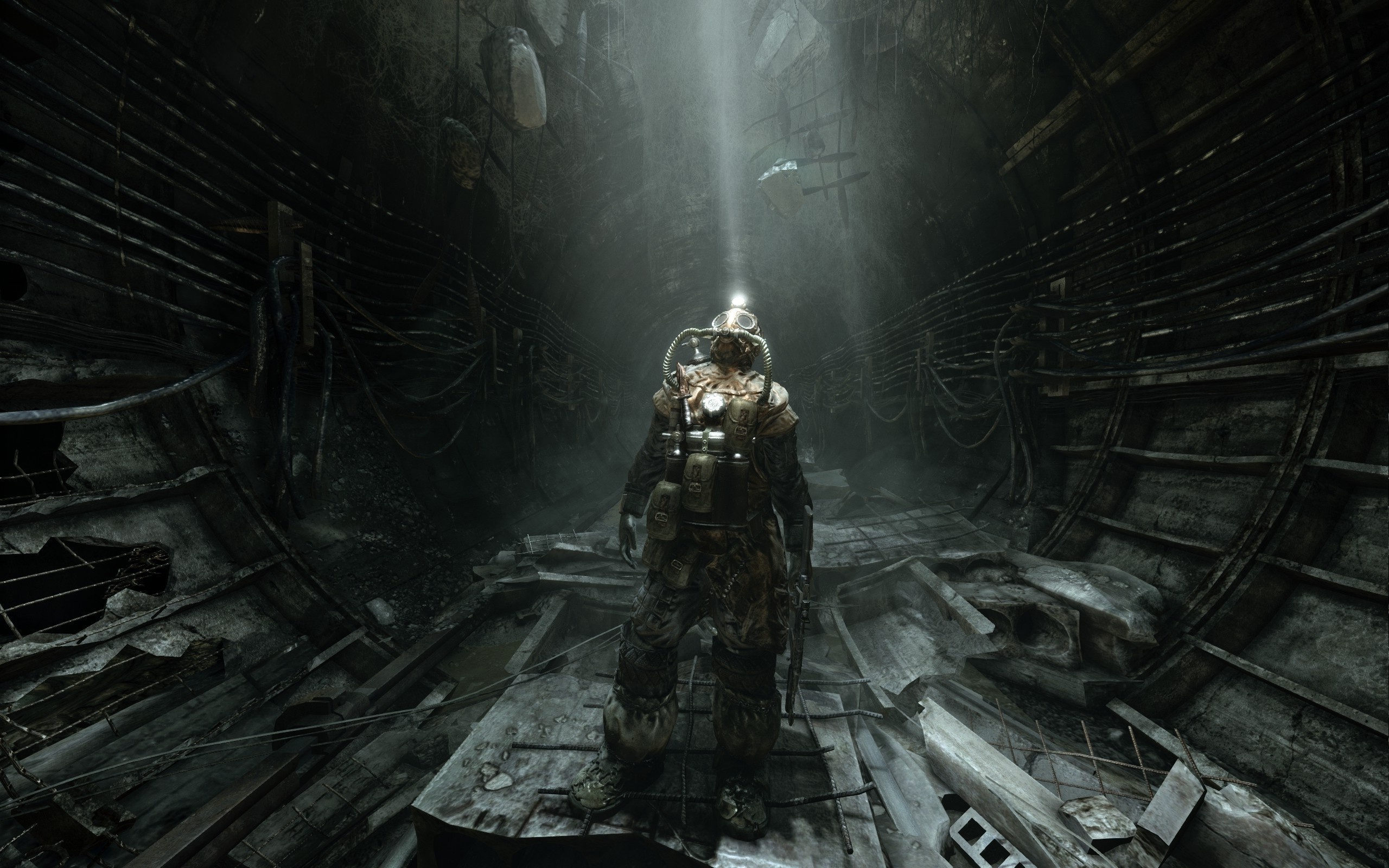 Metro 2033, Post-apocalyptic adventure, Game wallpapers, Atmospheric environment, 2560x1600 HD Desktop