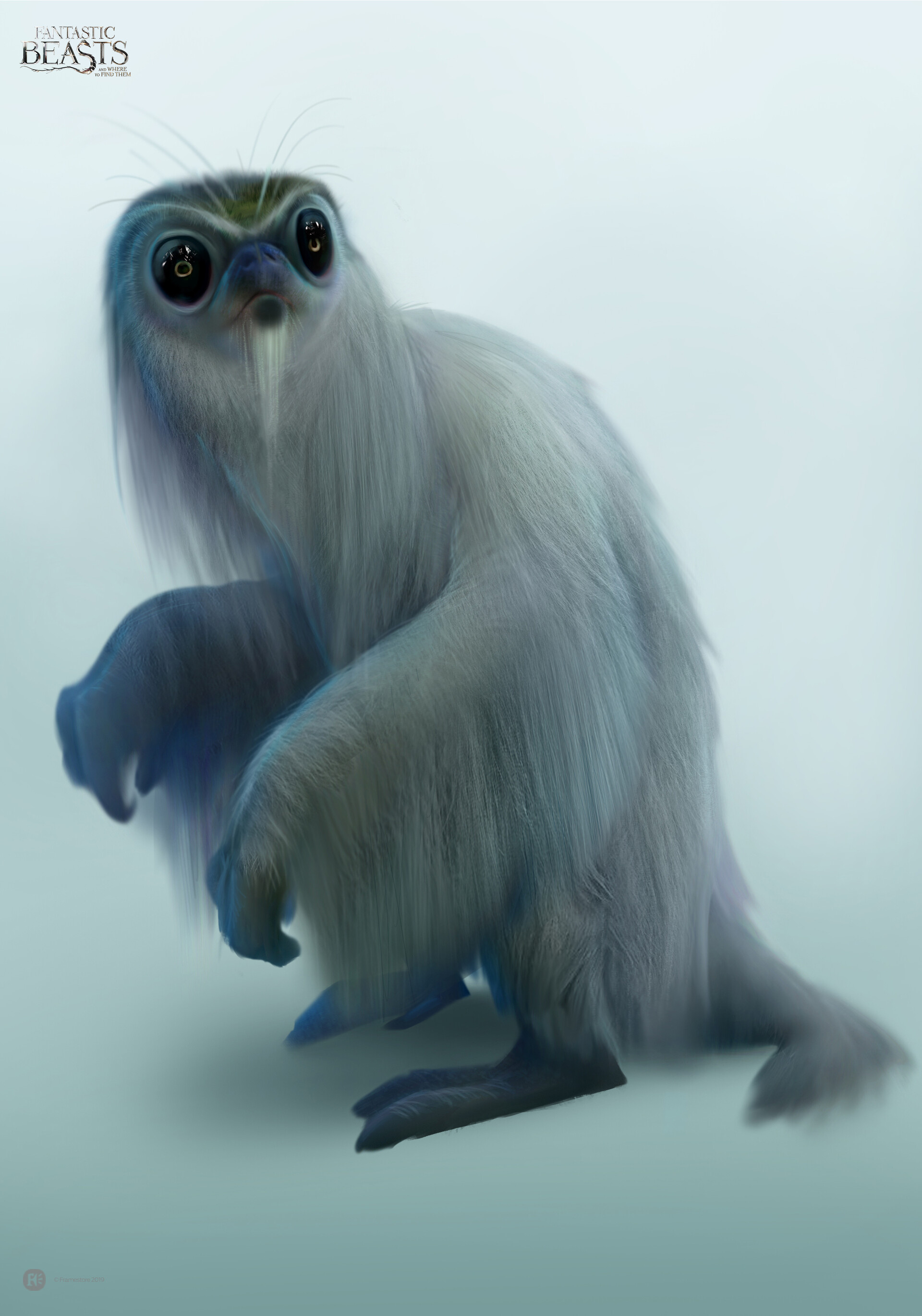 Demiguise, Fantastic Beasts, ArtStation, Creature development, 1920x2740 HD Phone
