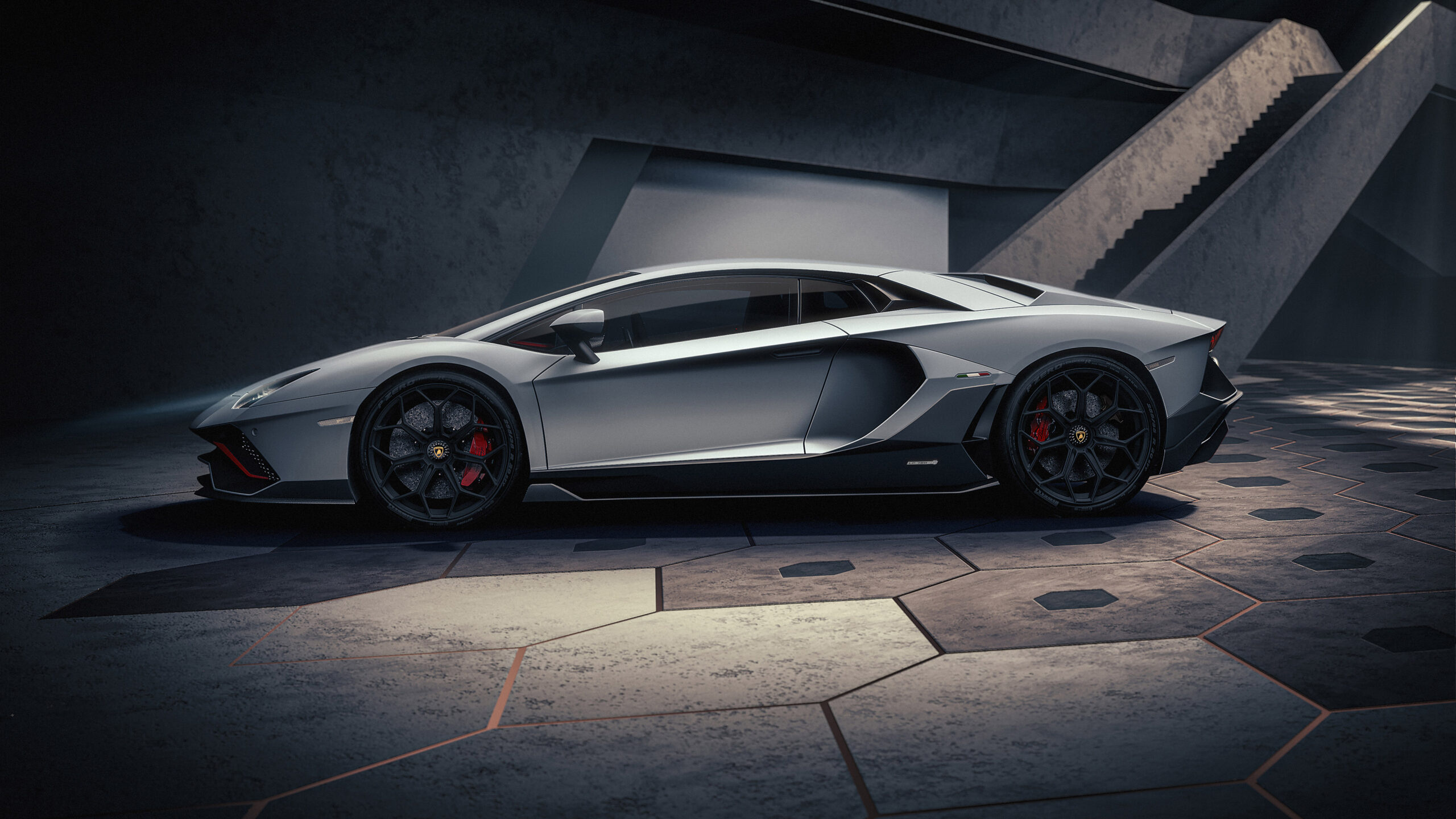 2022 Lamborghini Aventador, Ultimate roadster beast, Intense power, Sleek luxury, 2560x1440 HD Desktop