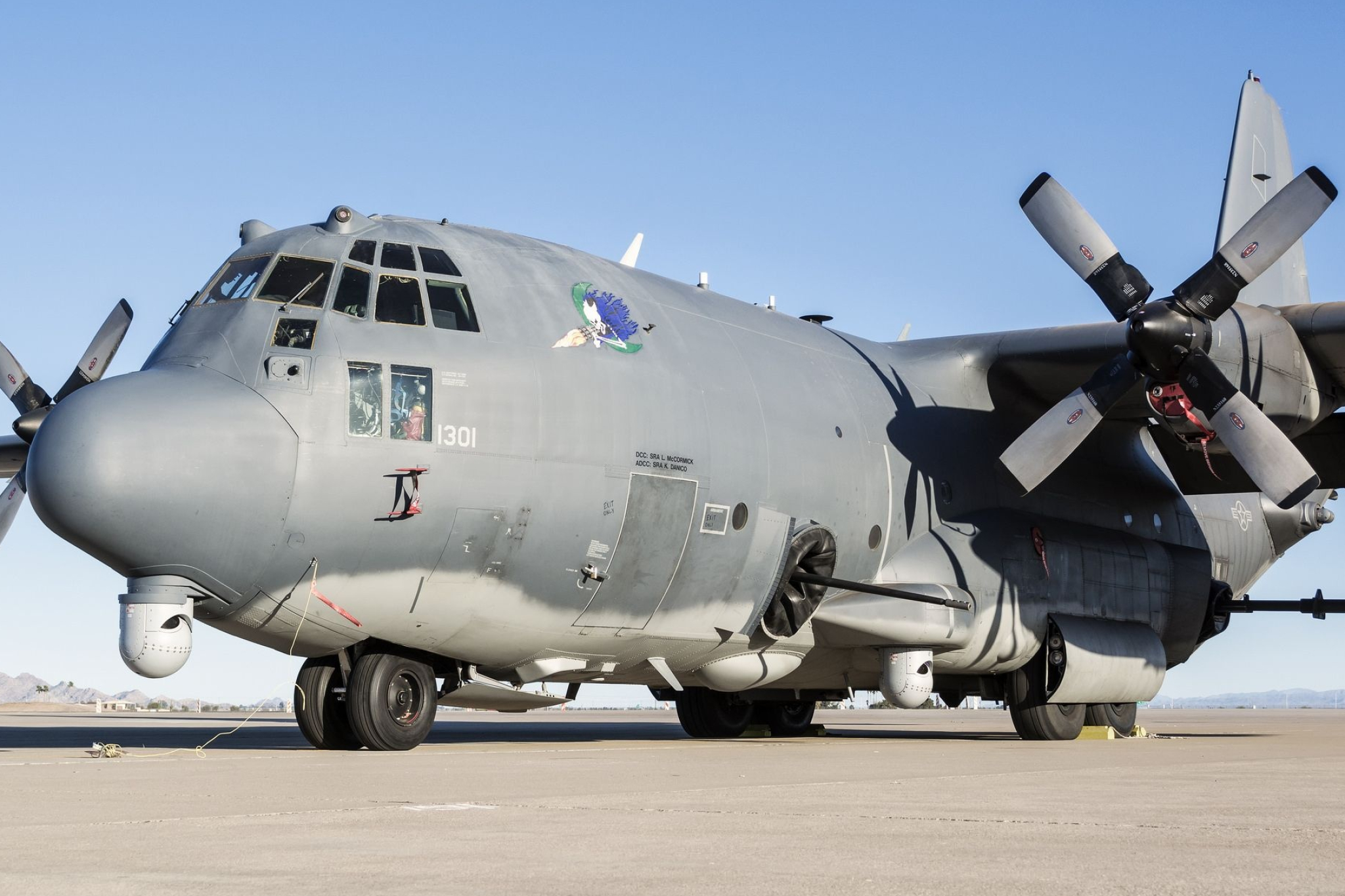 Lockheed AC-130, Stinger II, Special operations, 2050x1370 HD Desktop