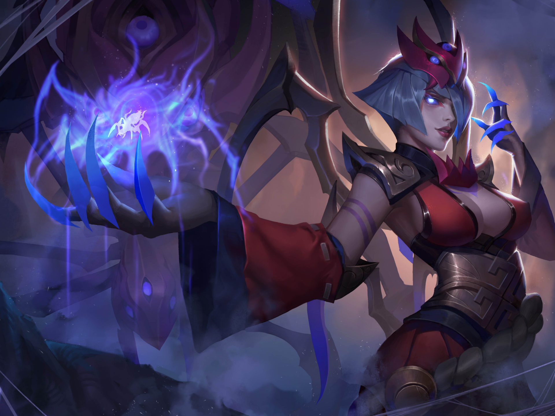 Elise, League of Legends, Skins, Spider abilities, 1920x1440 HD Desktop