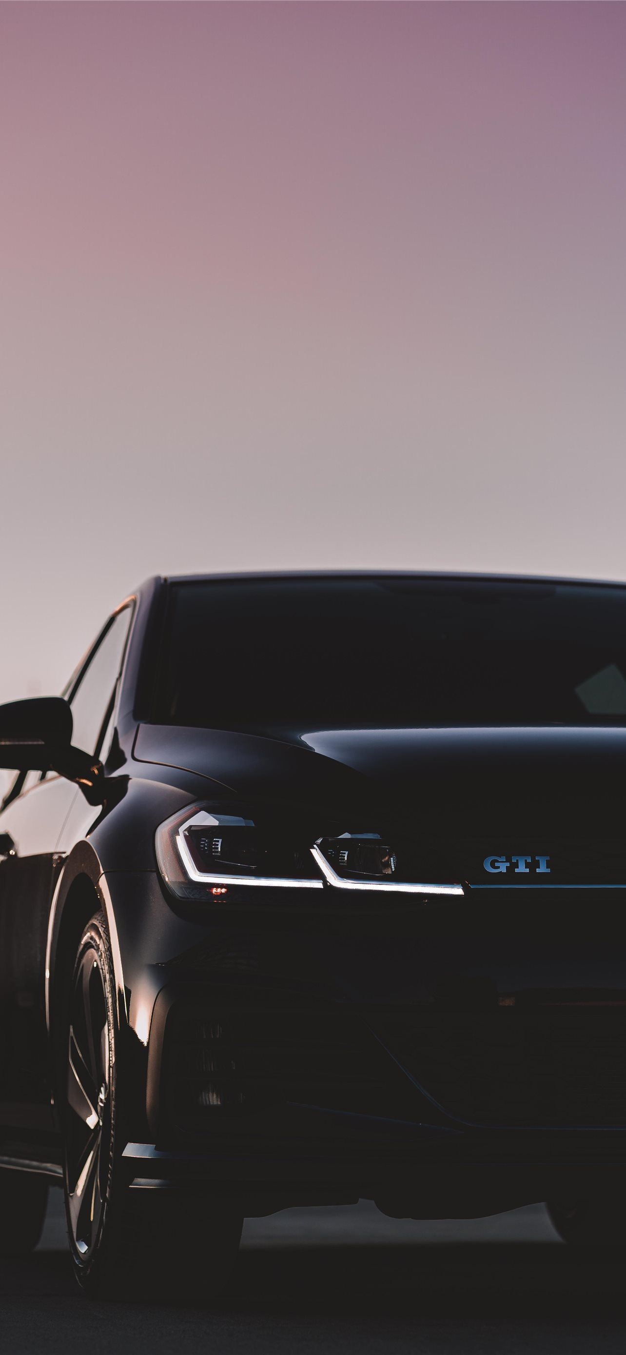 Running Lights, Golf GTI Wallpaper, 1290x2780 HD Phone