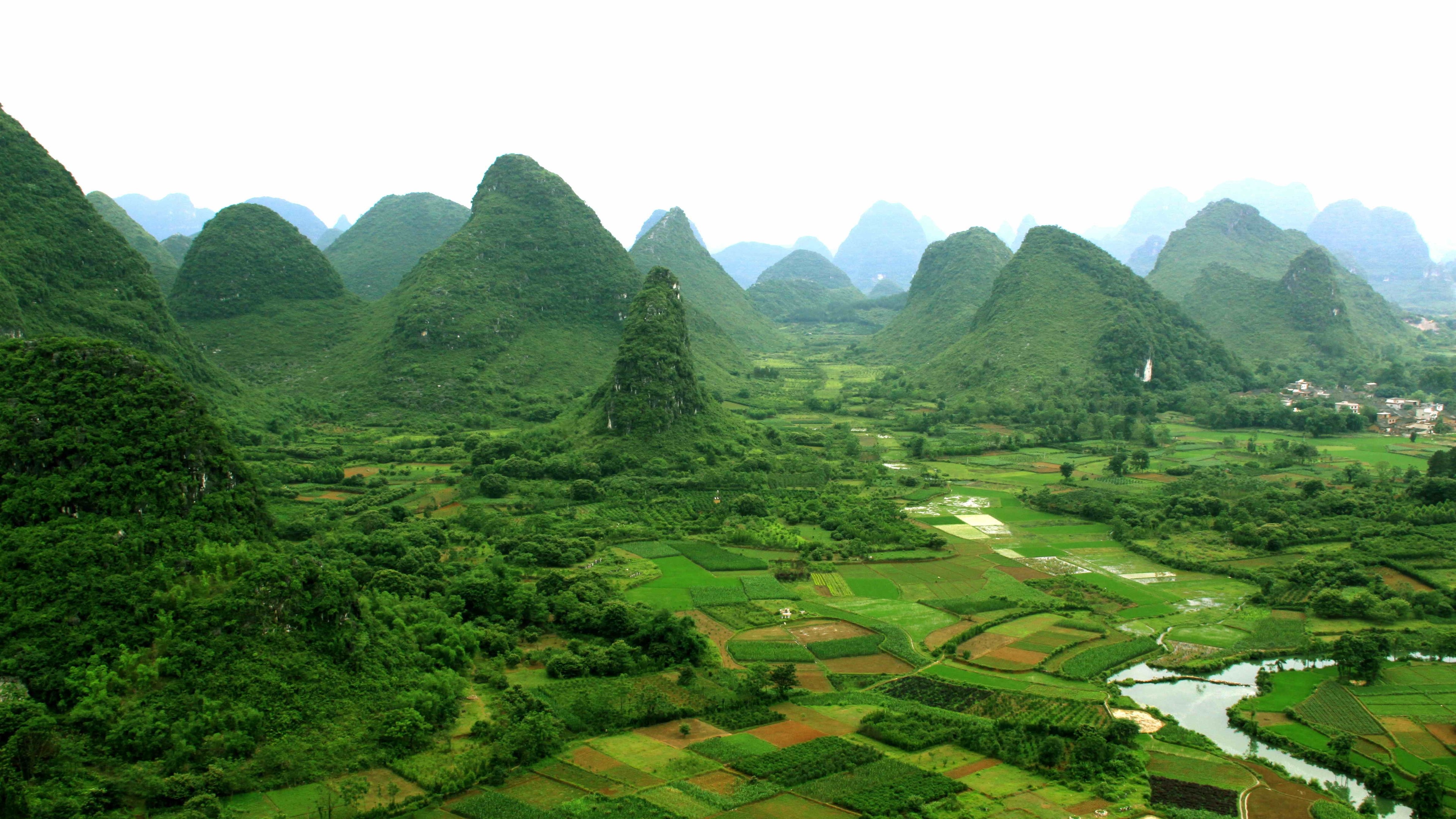Li River, Scenic beauty, Karst landscape, Chinese charm, 3840x2160 4K Desktop