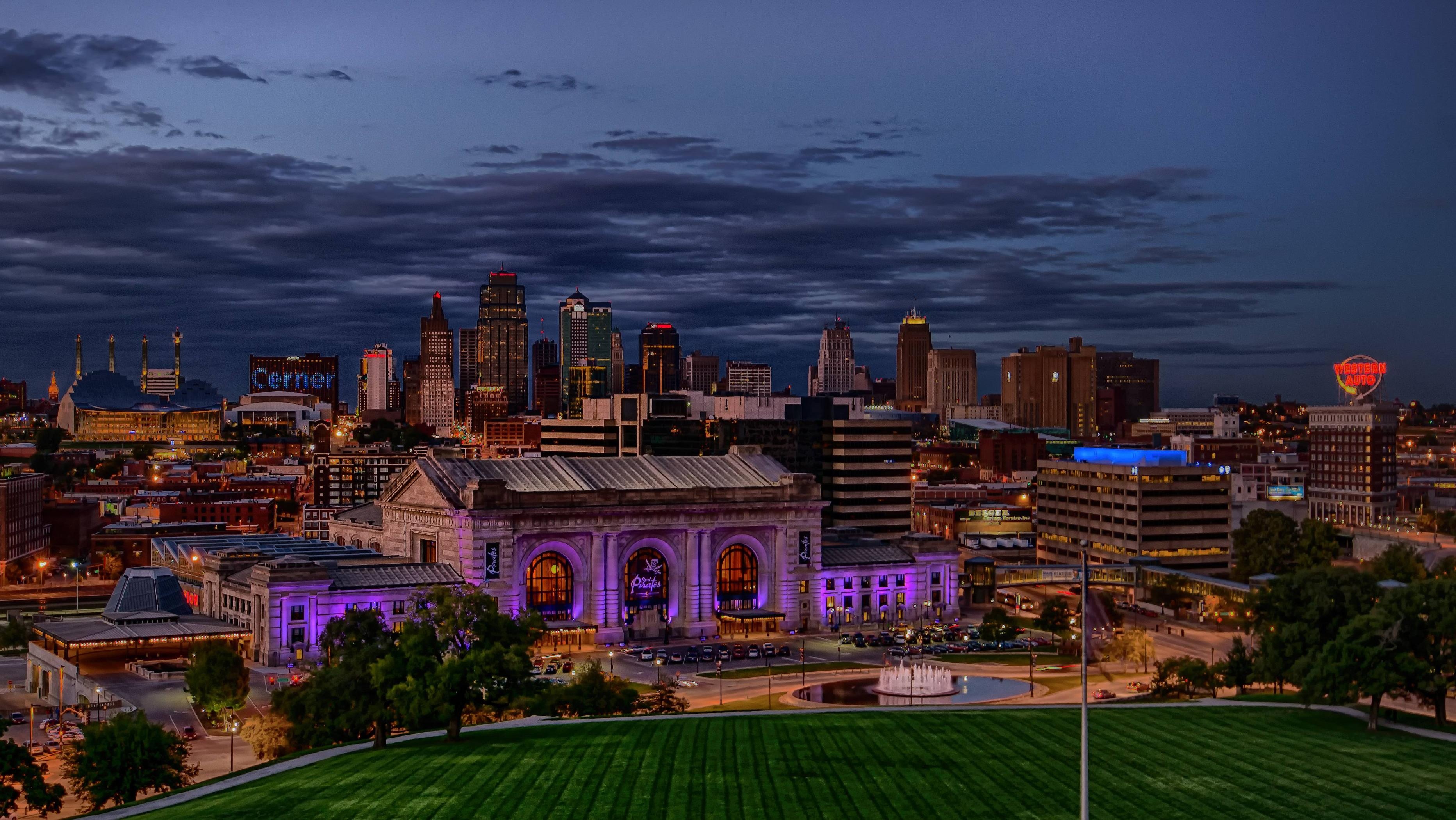 Kansas City, Skyline wallpapers, Kansas City skyline, Backgrounds, 3730x2110 HD Desktop