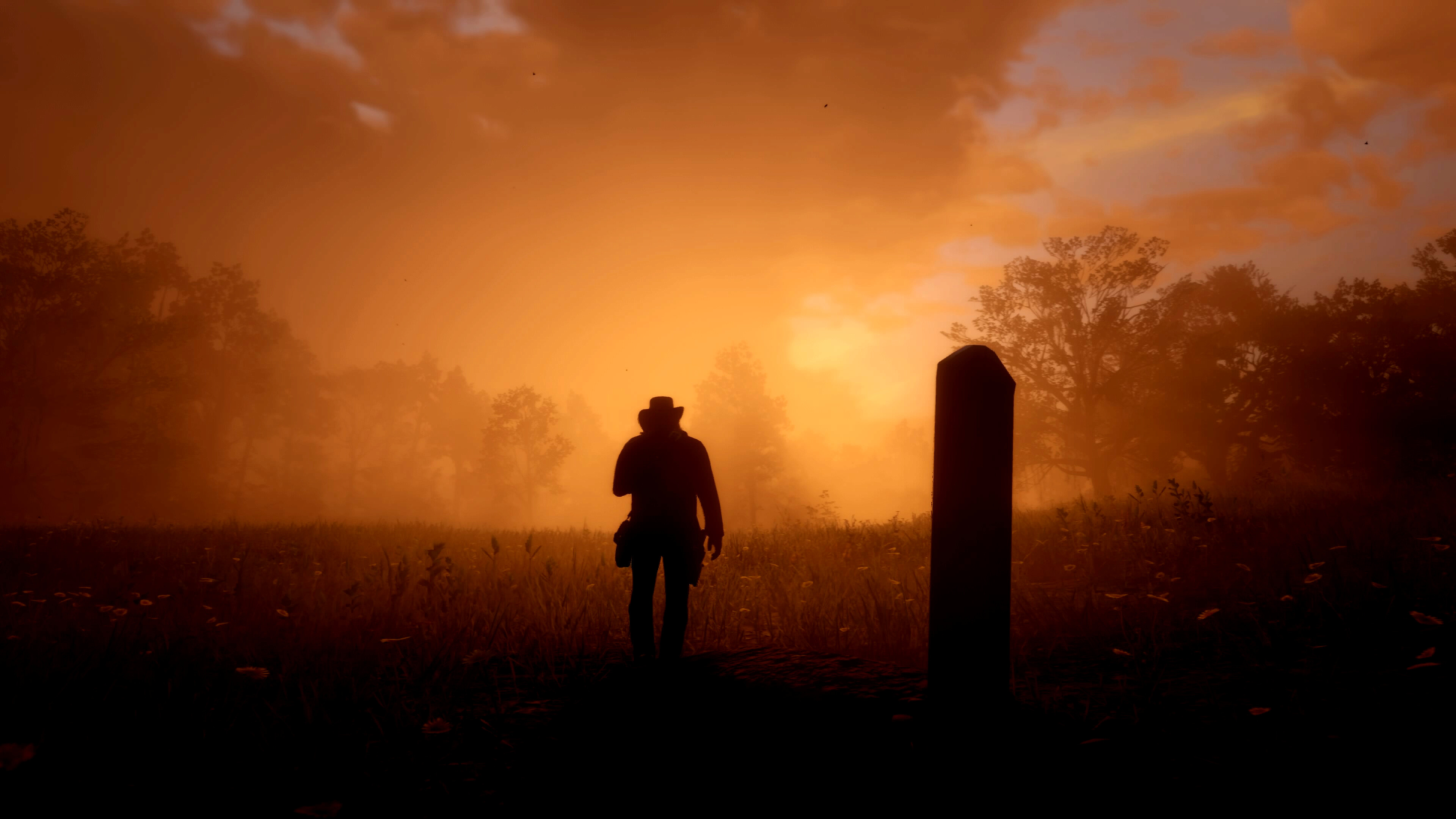 Red Dead Redemption 2, Immersive gaming experience, Captivating HD wallpapers, Memorable characters, 3840x2160 4K Desktop