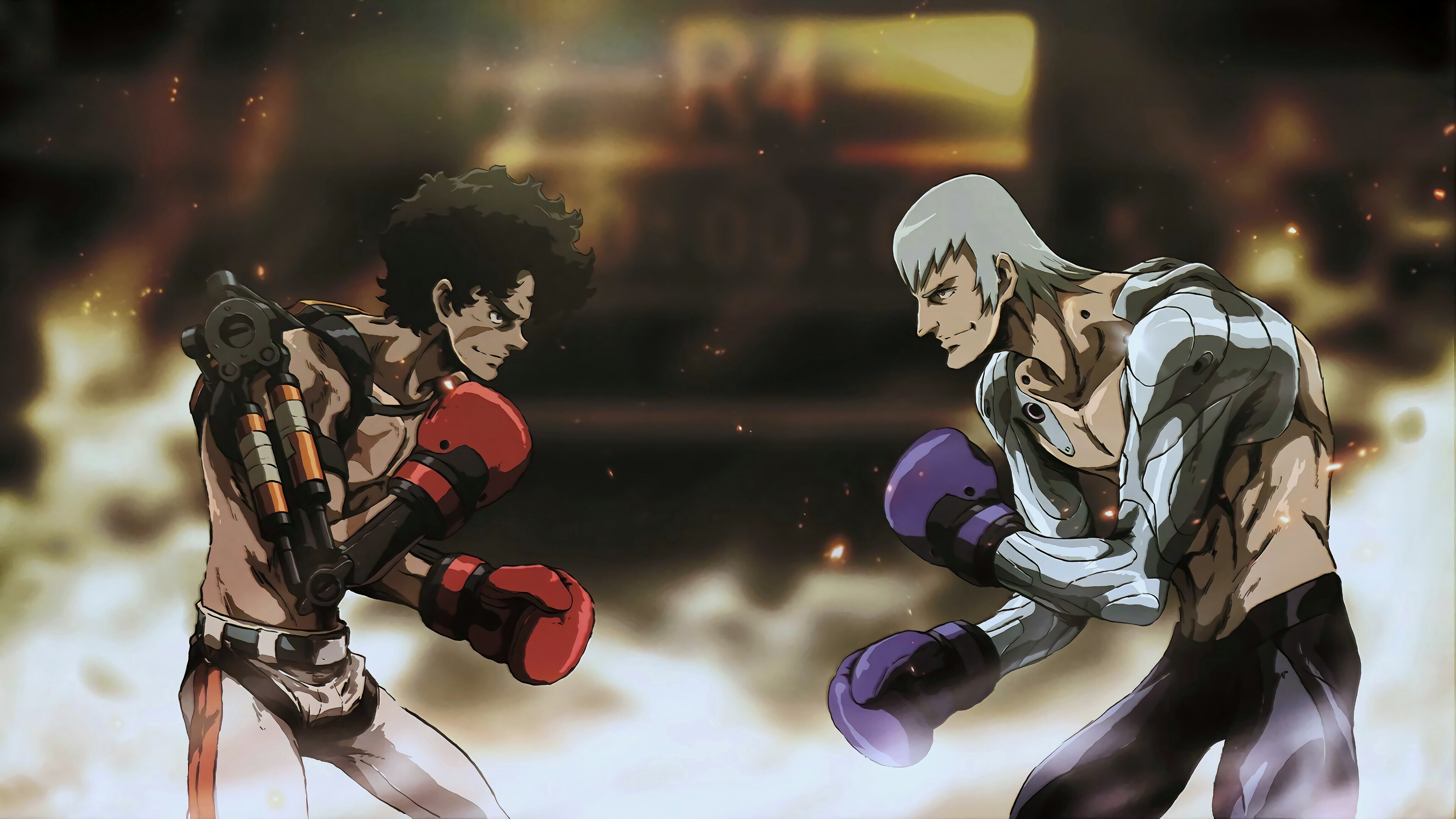 Megalo Box wallpaper, John Simpson artist, 3840x2160 4K Desktop