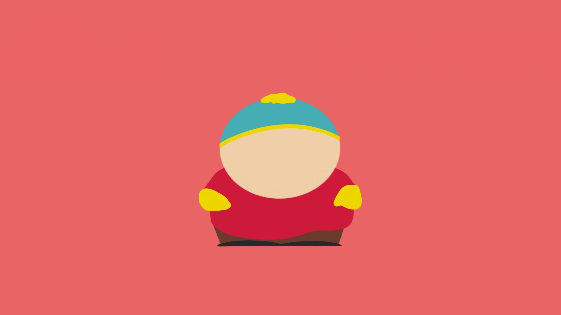 South Park, Minimalist wallpaper, Eric Cartman, TV show character, 1920x1080 Full HD Desktop