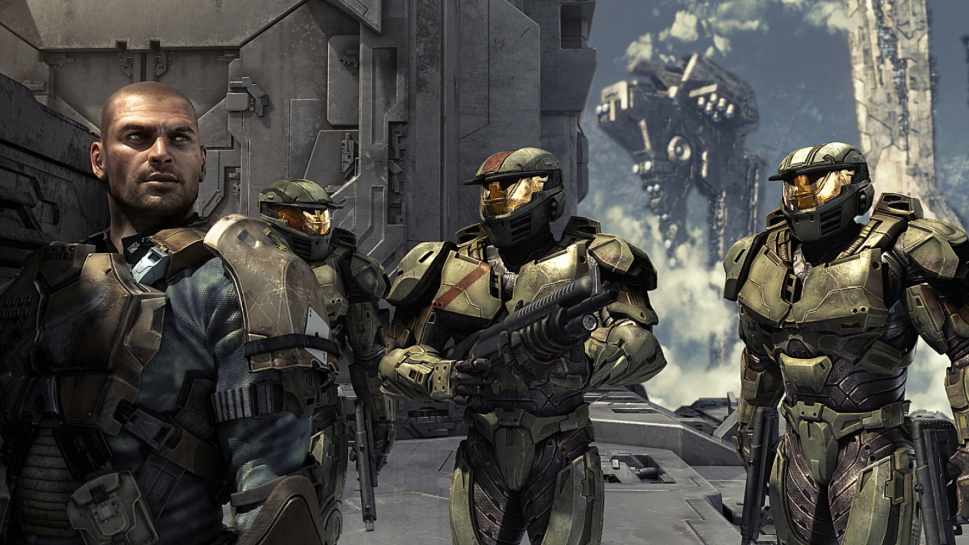 Green Spartans, Halo Wars Wallpaper, 1920x1080 Full HD Desktop