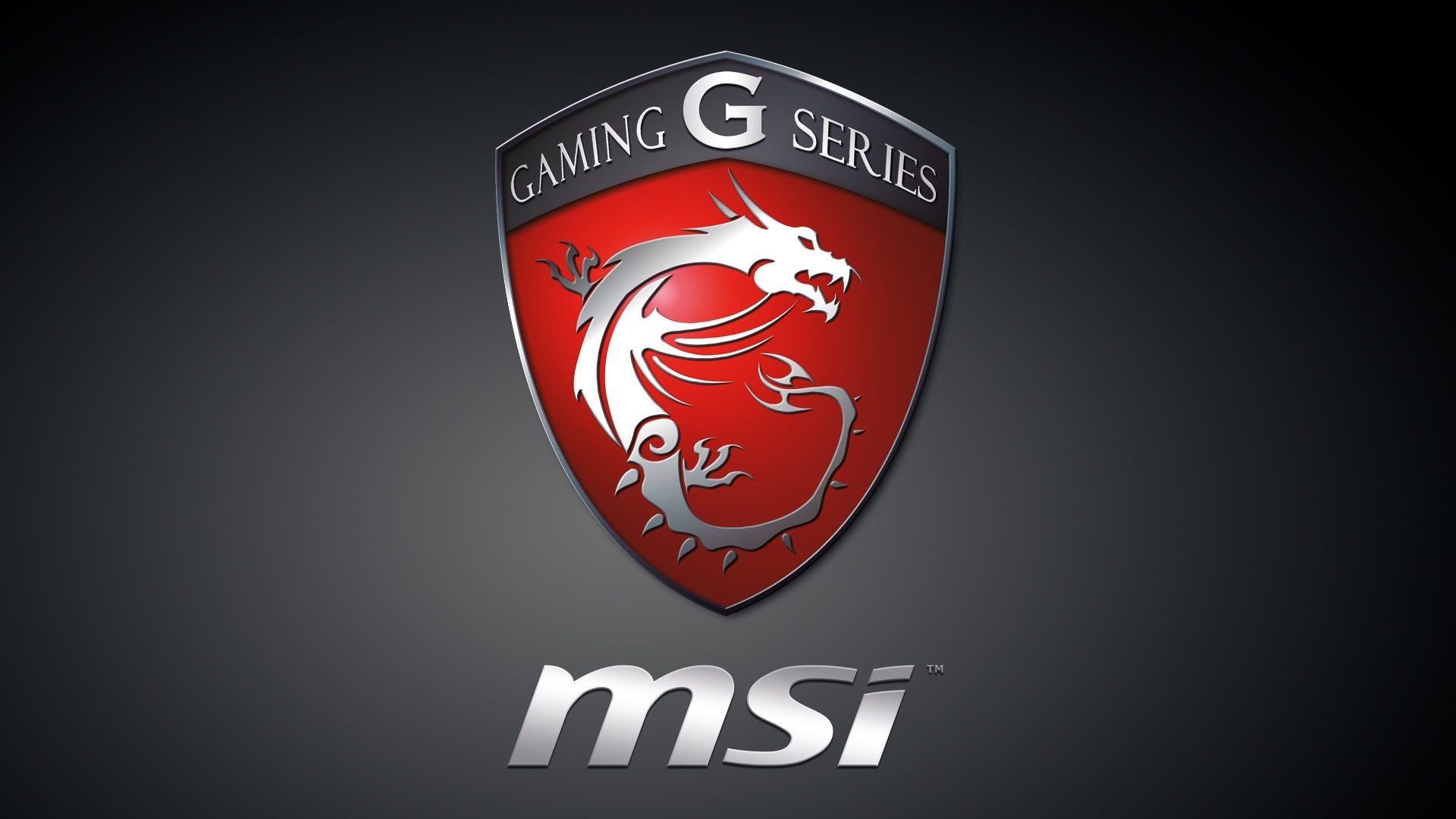 MSI Gaming Series shield, GAMING G SERIES, white msi wordmark, Full HD Desktop wallpaper
