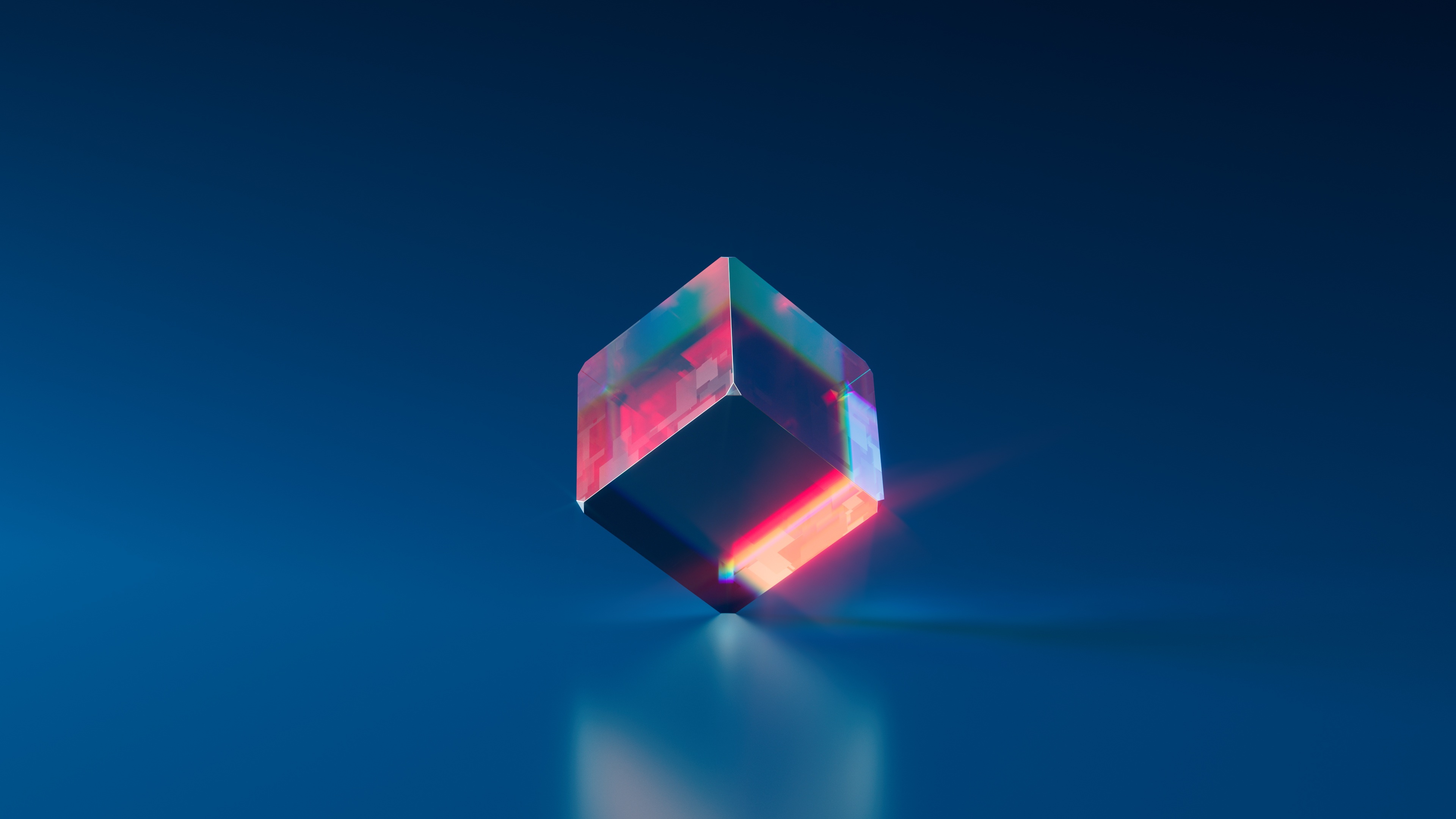 3D cube rotation, Artistic geometry, High-resolution blocks, Vibrant cube collection, Geometric play, 3840x2160 4K Desktop