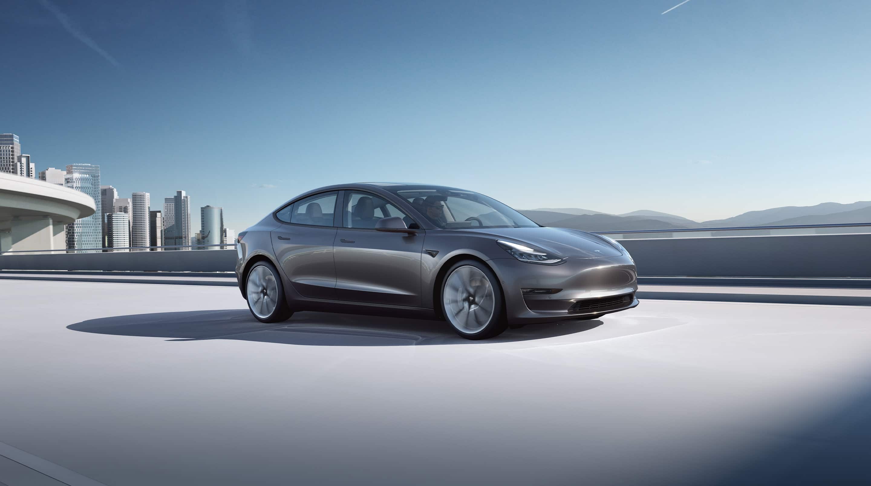 Acceleration, Tesla Model 3 Wallpaper, 2880x1610 HD Desktop