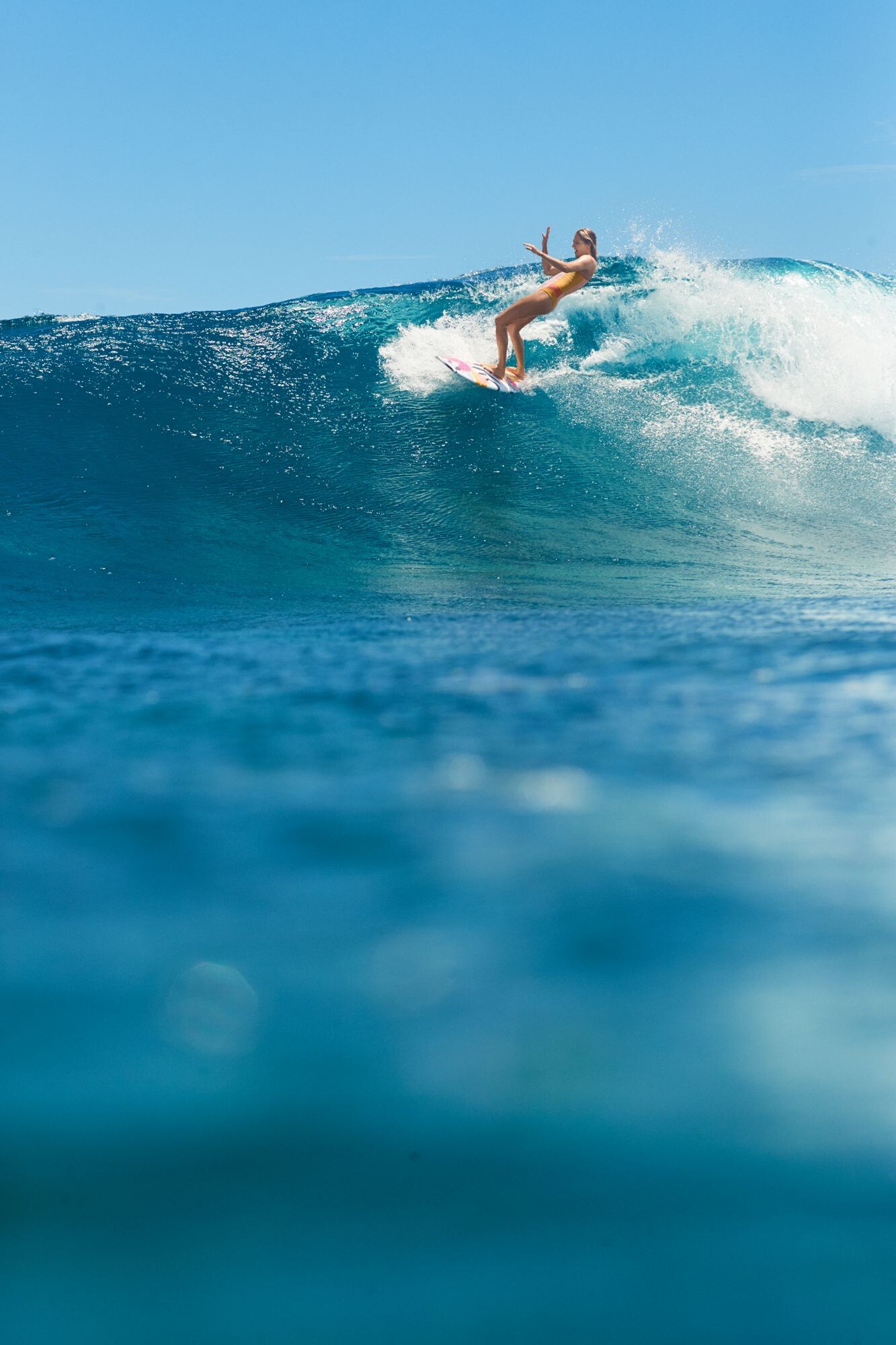 Girl Surfing, Stephanie Gilmore, Pop Surf Photography, 1340x2000 HD Phone