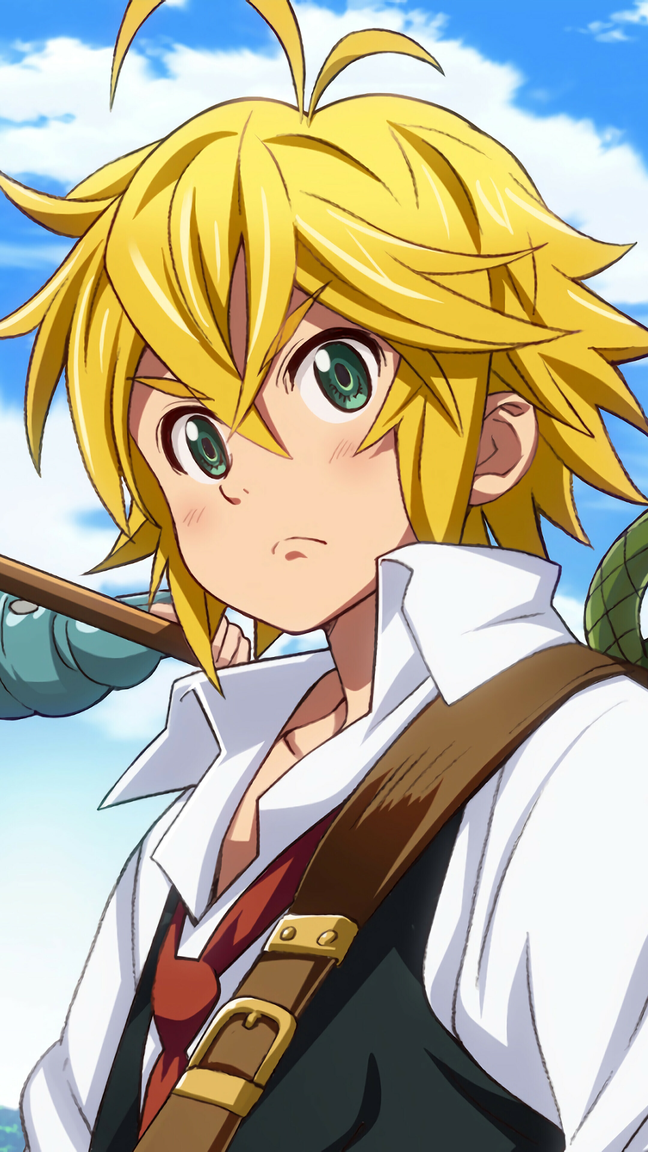 The Seven Deadly Sins, Meliodas wallpapers, Dark fantasy, Intriguing character development, 2160x3840 4K Phone