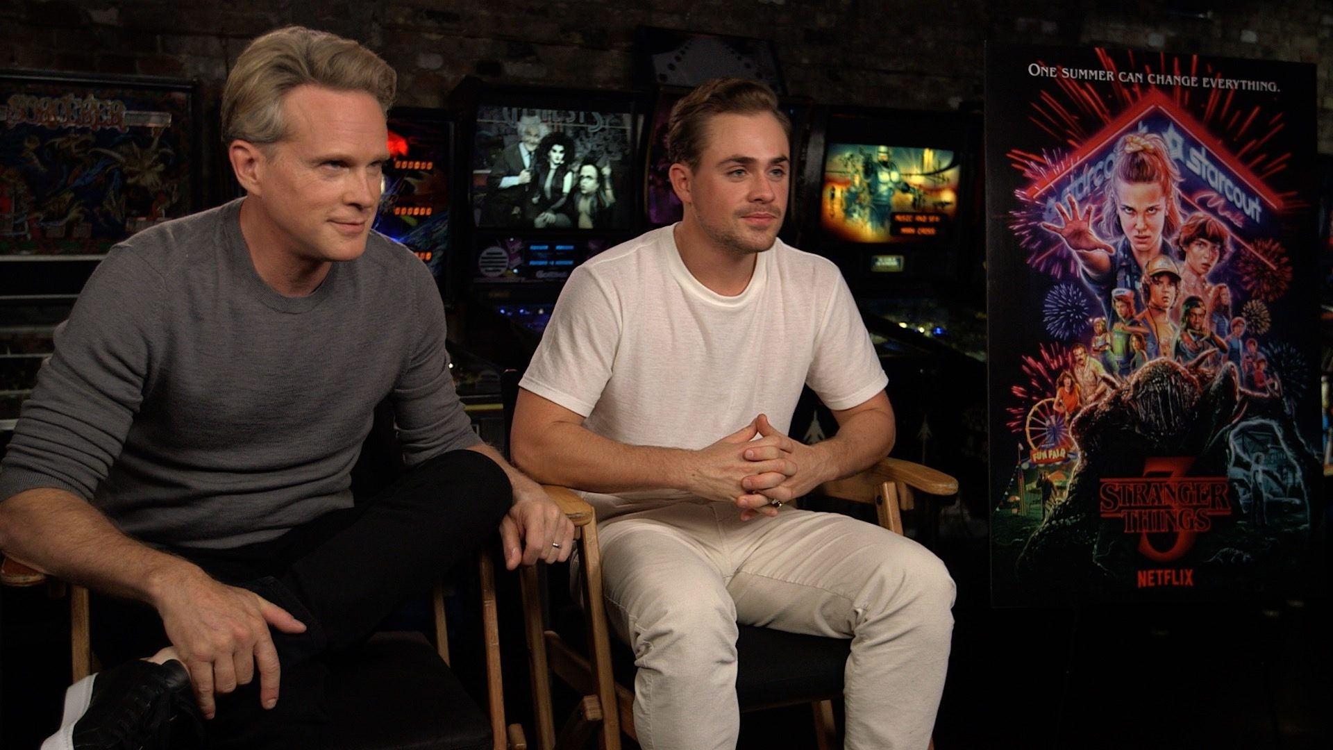 Cary Elwes, Dacre Montgomery, Stranger Things 3, The Gate, 1920x1080 Full HD Desktop