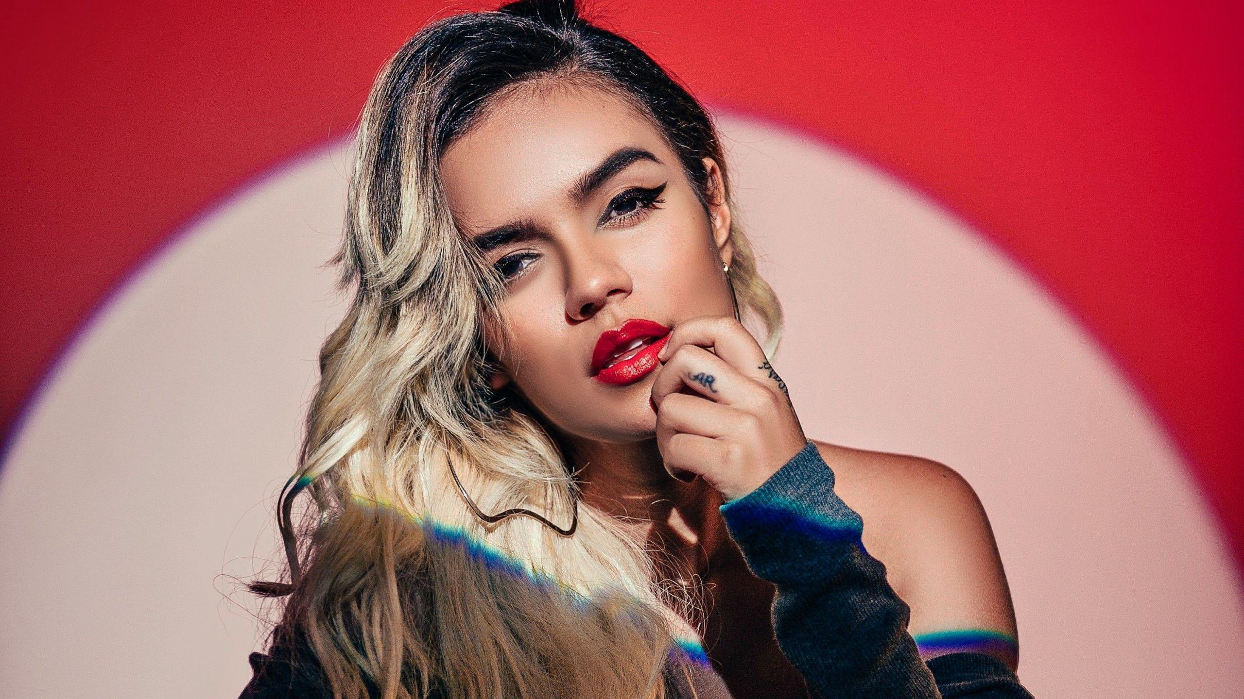 Karol G wallpapers, HD backgrounds, Reggaeton music, Latin vibe, 2560x1440 HD Desktop