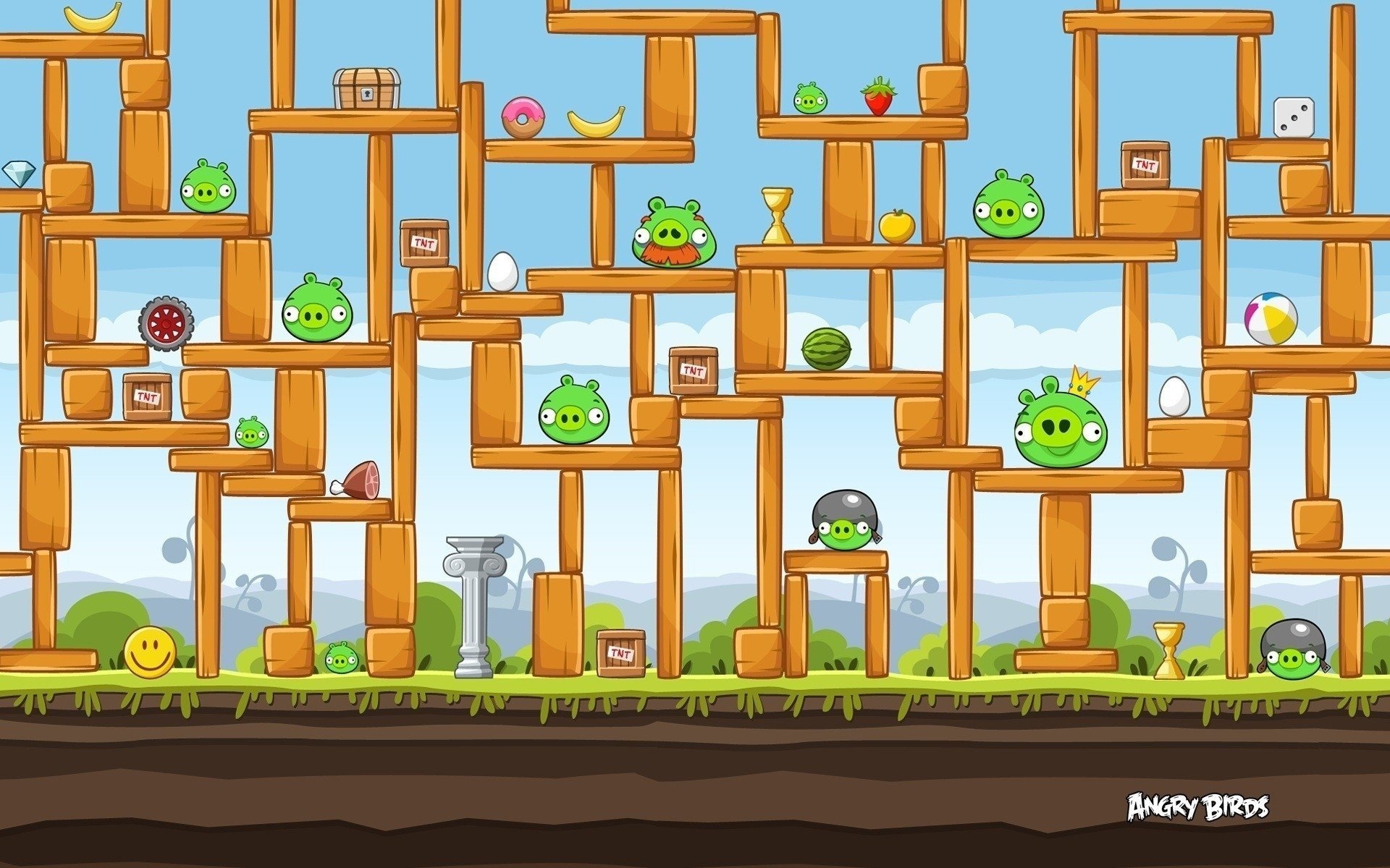 Angry Birds, HD wallpaper, Colorful feathers, Fowl fun, 1920x1200 HD Desktop