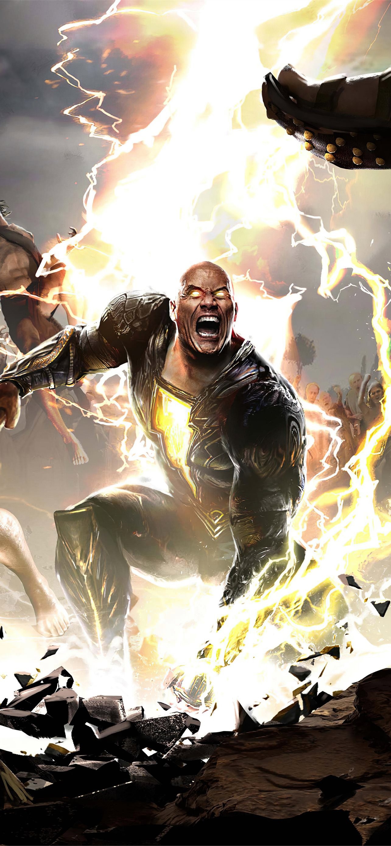 Black Adam, Stunning iPhone wallpapers, High-definition beauty, Eye-catching visuals, 1290x2780 HD Phone