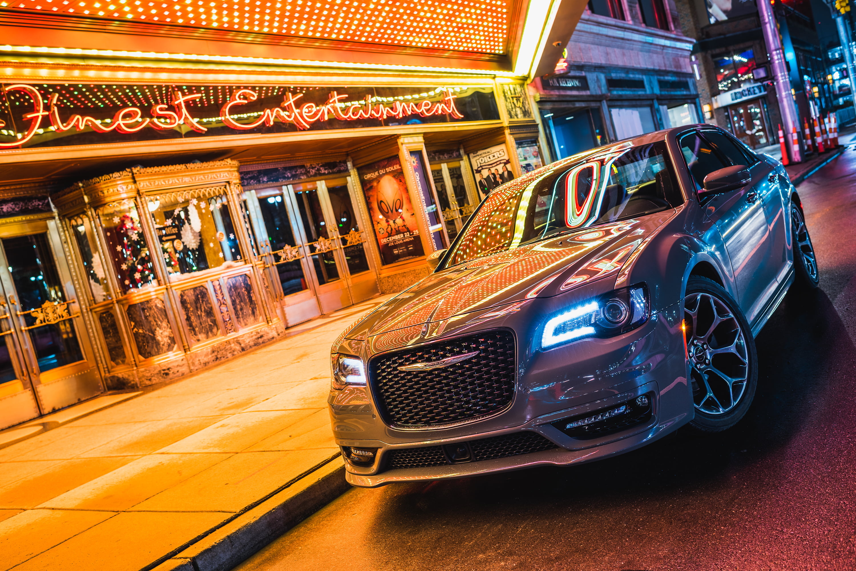 Chrysler, Brown car, Luxurious features, High definition, 3000x2010 HD Desktop