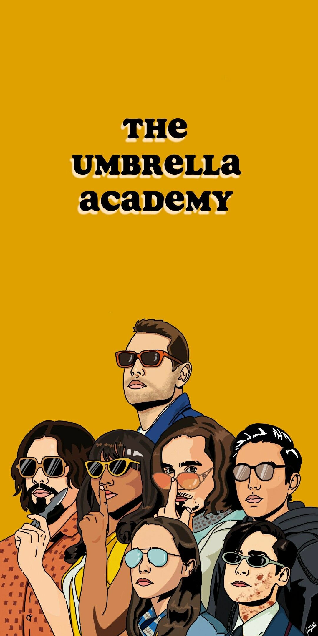 The Umbrella Academy, Fan ideas, Under my umbrella, Creative concepts, 1080x2160 HD Phone