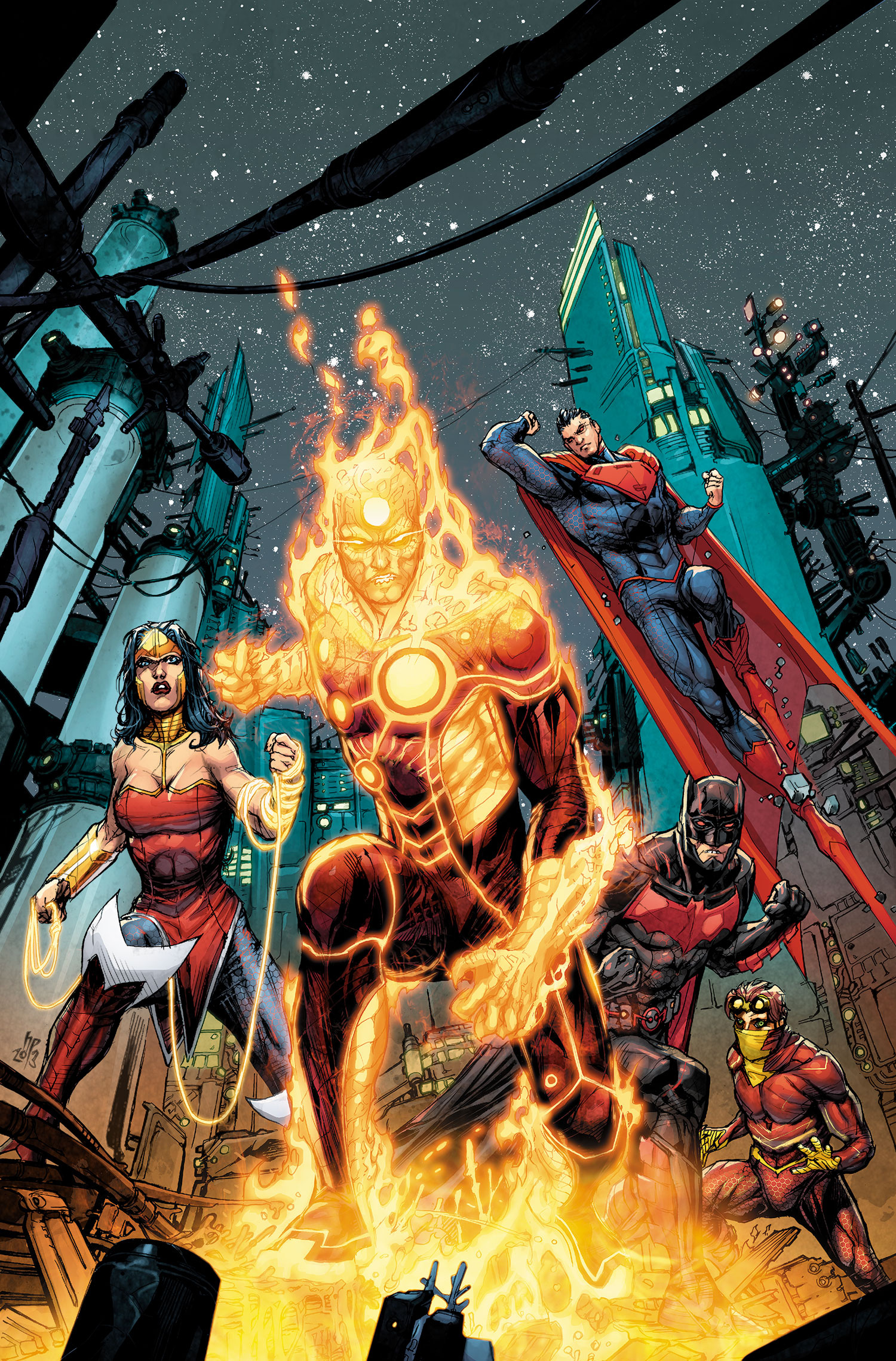 Justice League 3000 wallpapers, Future superhero team, Futuristic battles, Comic book art, 1500x2280 HD Phone