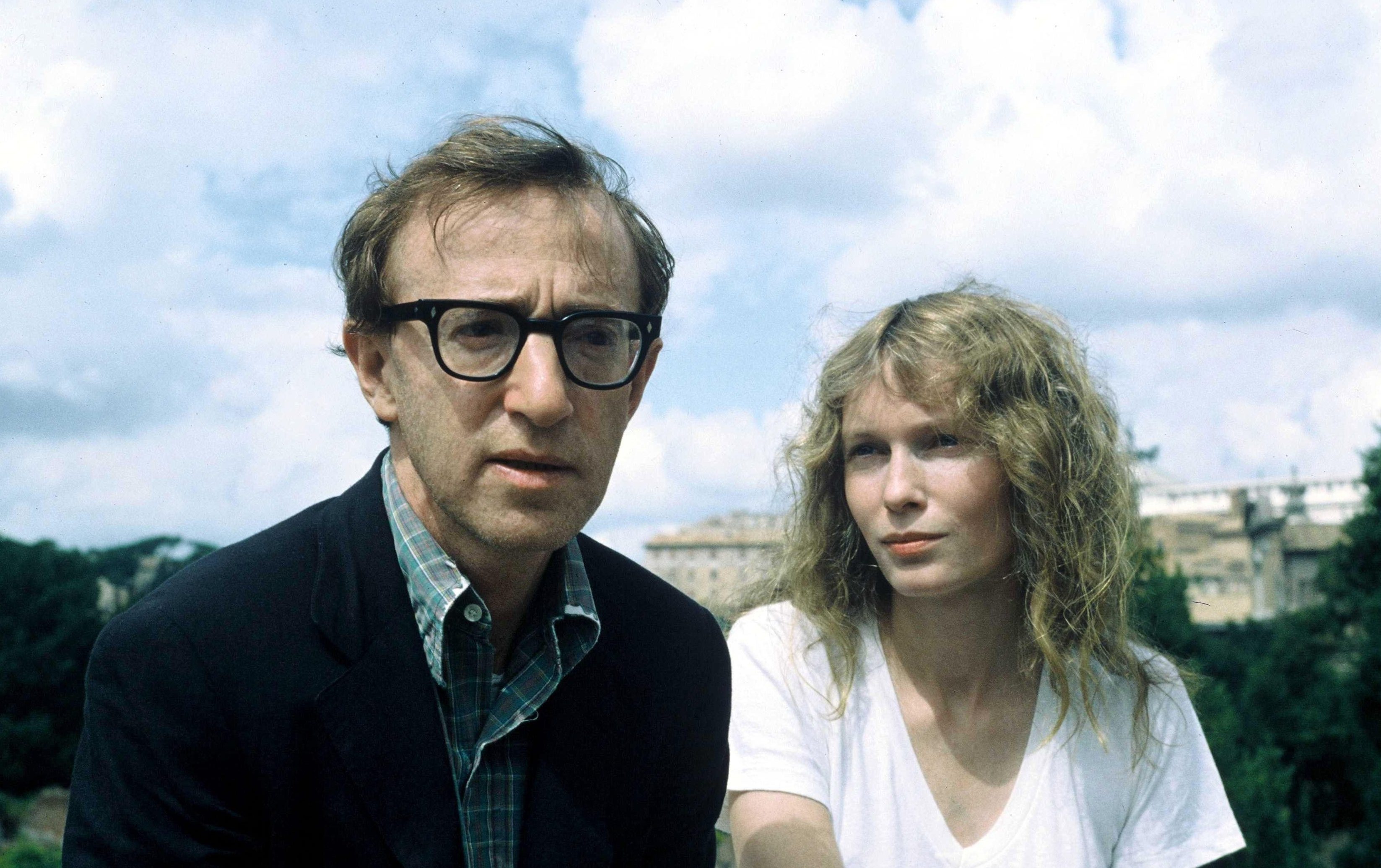 Woody Allen, Babi Christina Engelhardt, Twisted druggy threesomes, Allen and Mia Farrow, 3300x2080 HD Desktop