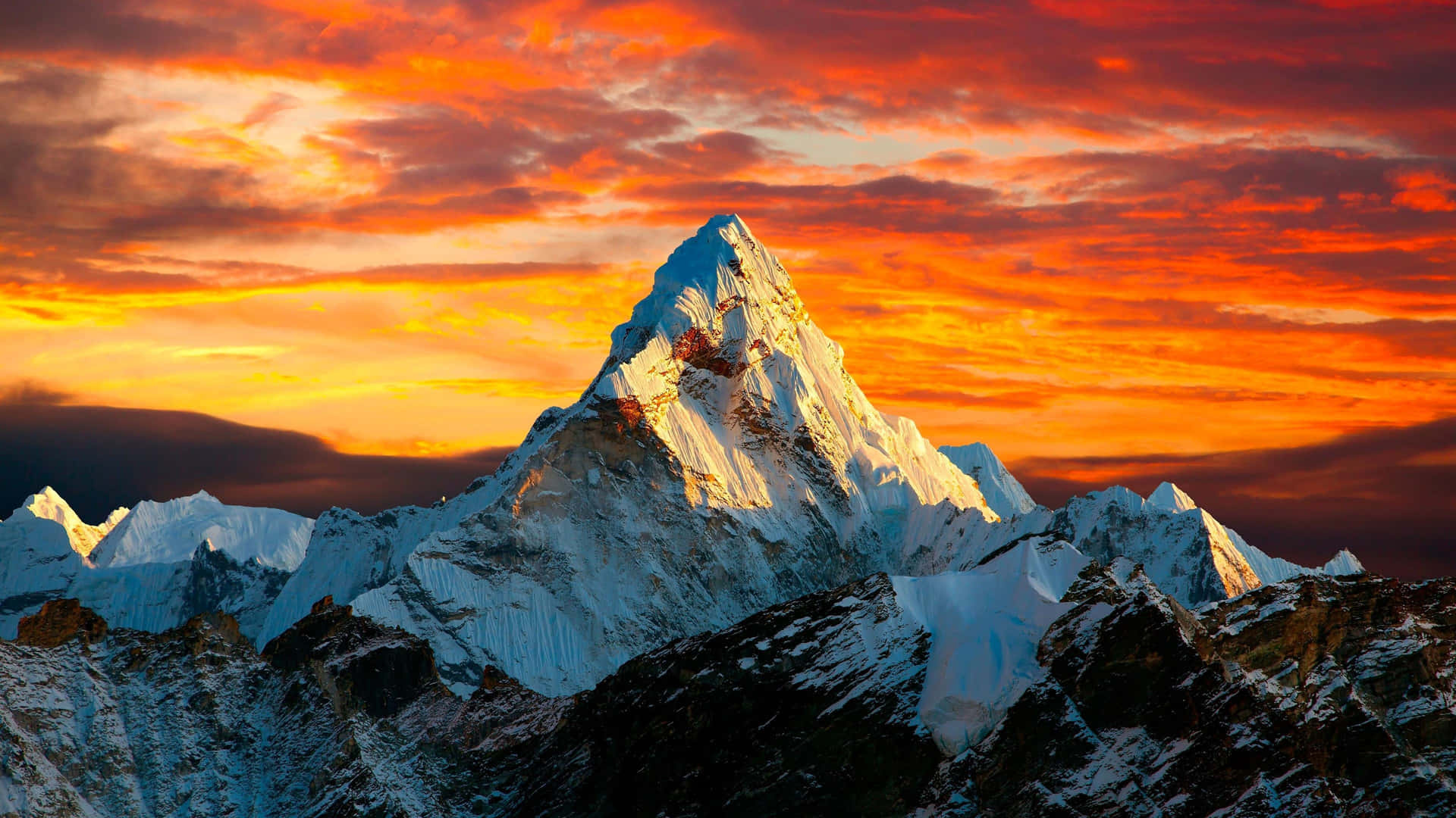 Everest, Beautiful Backgrounds Wallpaper, 1920x1080 Full HD Desktop