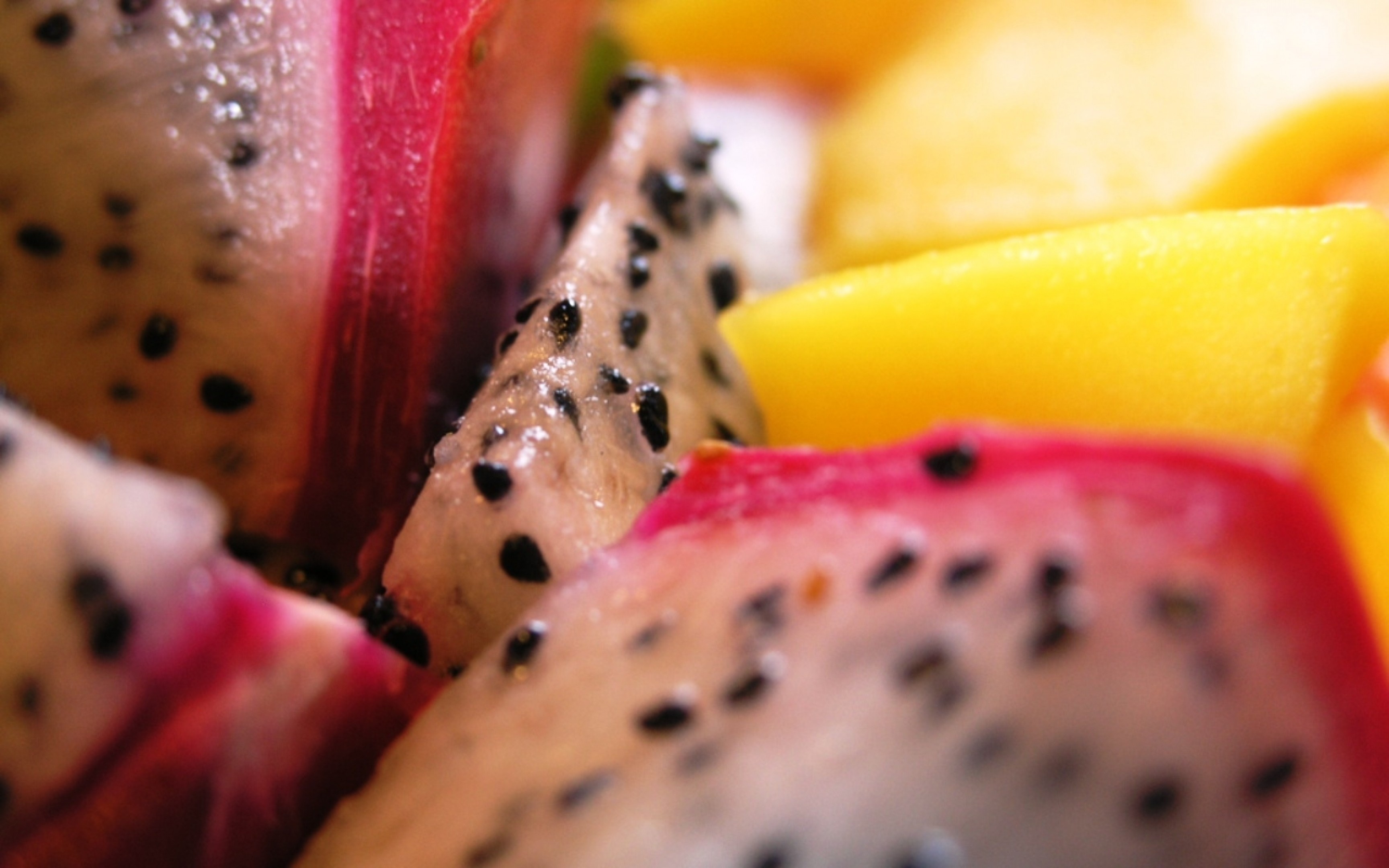 Dragon Fruit, Tropical food, Exotic fruit, Vibrant colors, 3460x2160 HD Desktop