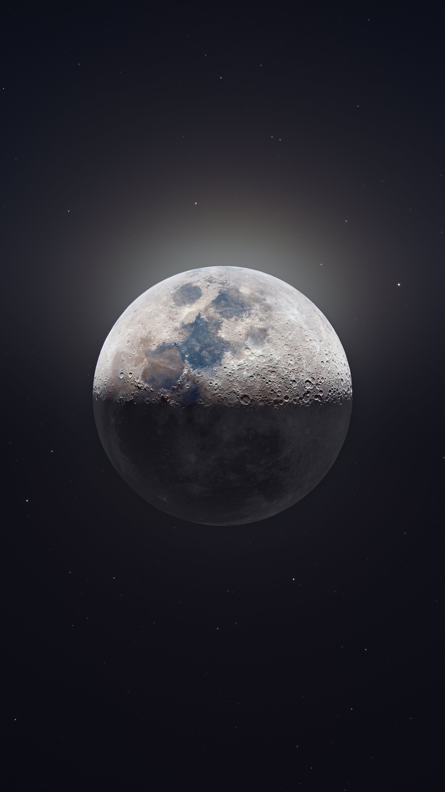 Moon astrophotography, 4k galaxy wallpaper, Stunning visuals, Cosmic beauty, 1440x2560 HD Phone