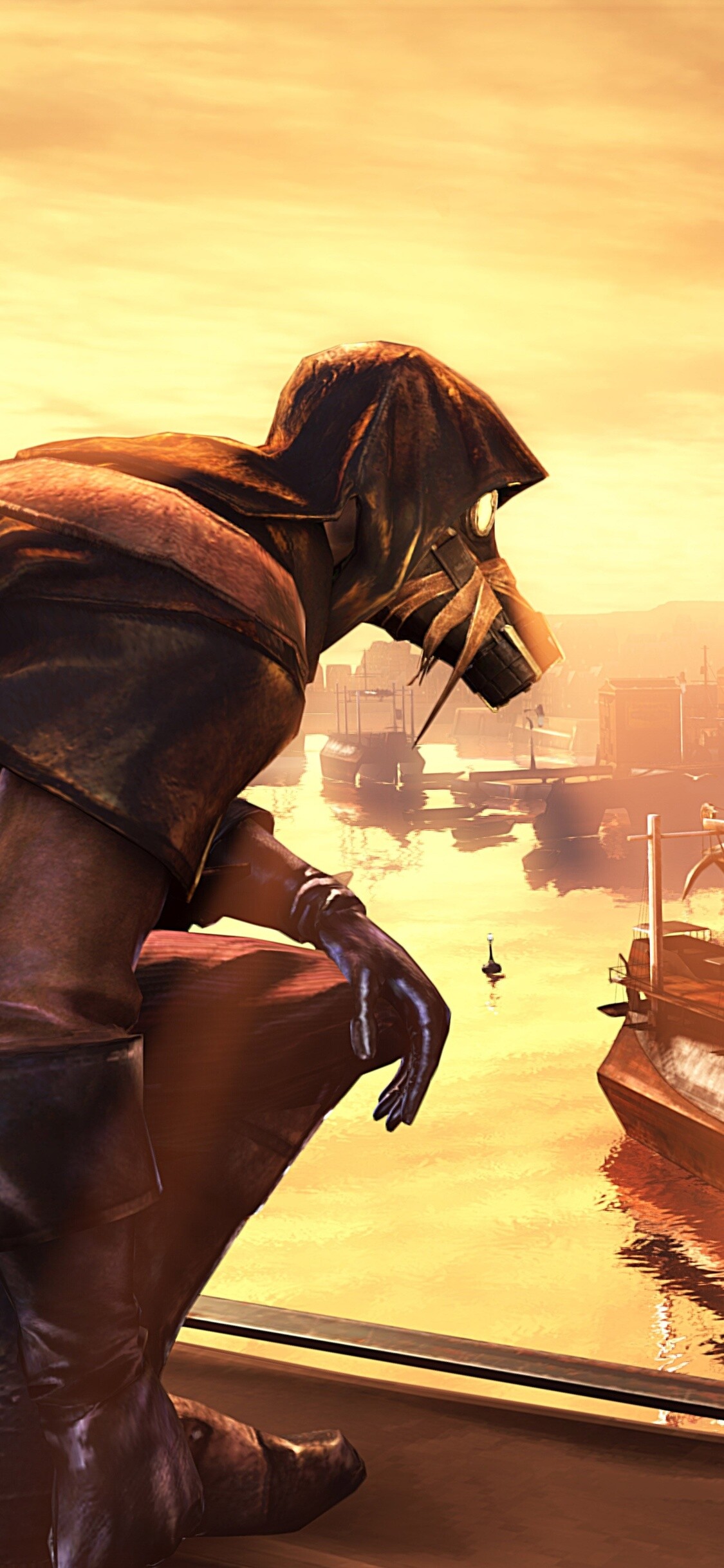 Dishonored, The Knife of Dunwall, Iphone XS, High-quality 4k wallpapers, 1130x2440 HD Phone