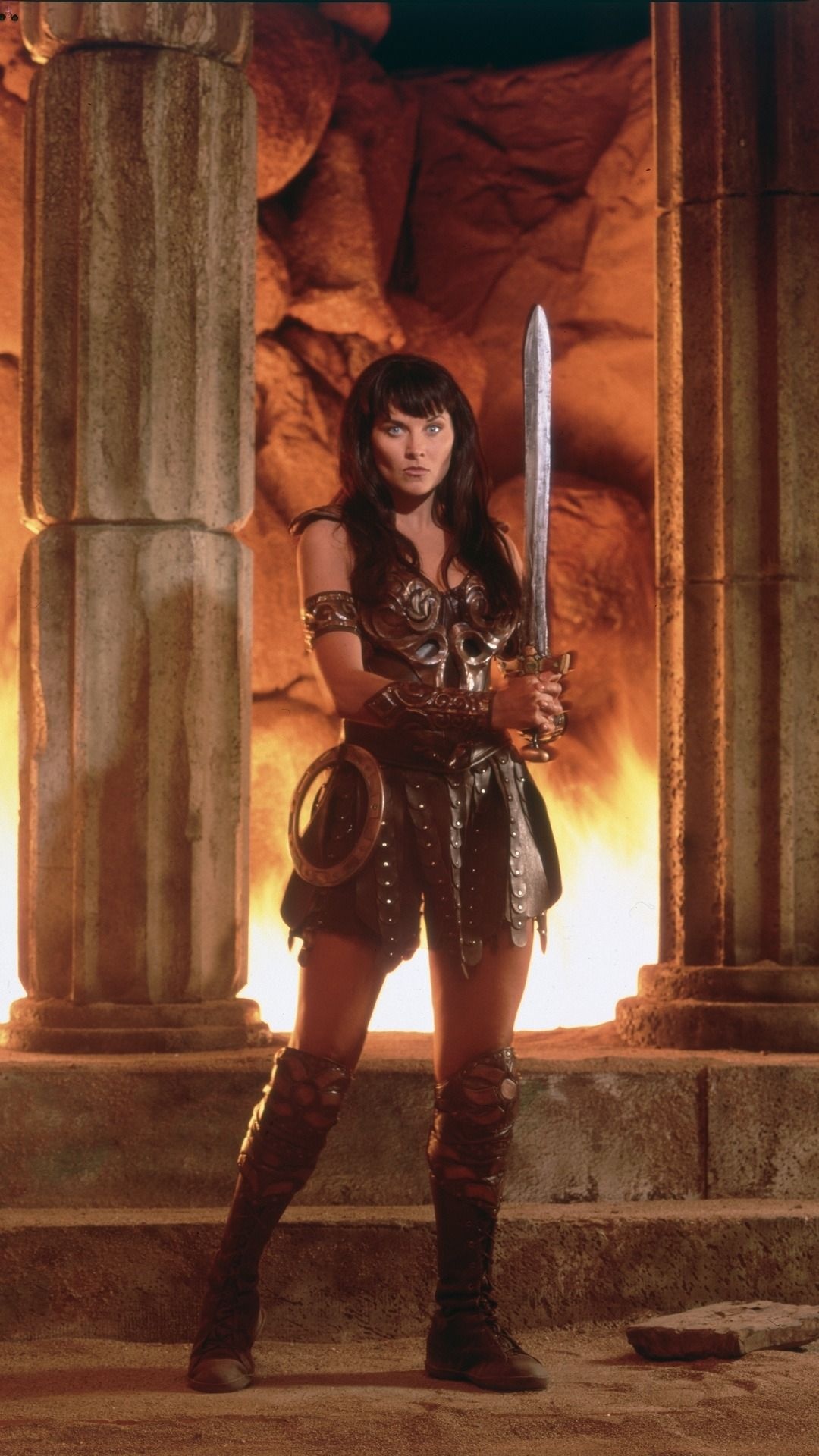 Xena: Warrior Princess, Top fan wallpapers, Fantasy, Action, 1080x1920 Full HD Phone